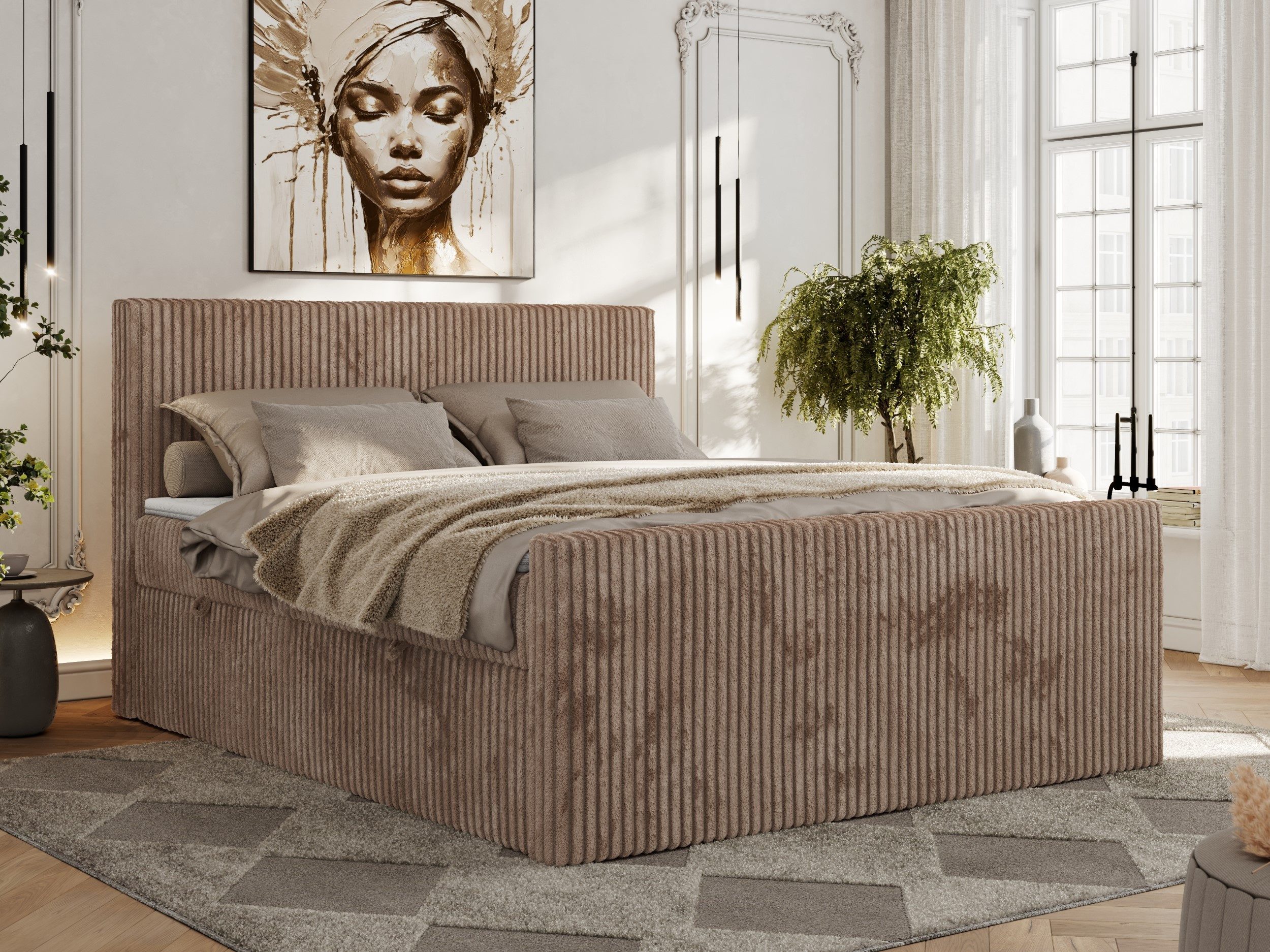 MKS MÖBEL Boxspringbett TILIANO DUO (Packung, günstig online kaufen