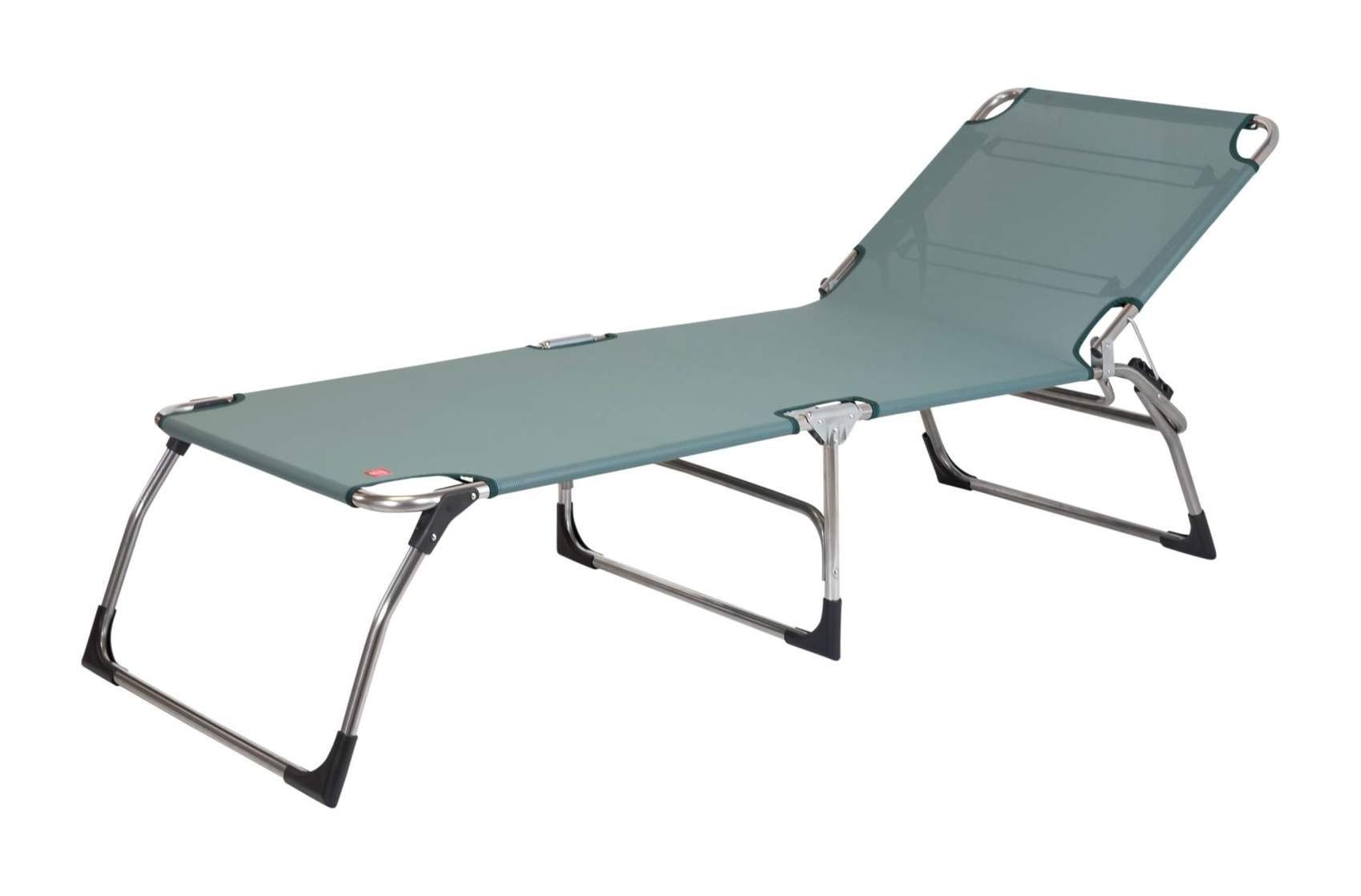 Fiam Gartenliege AMIGO BIG Salbei Sonnenliege Aluminium Dreibeinliege FIAM