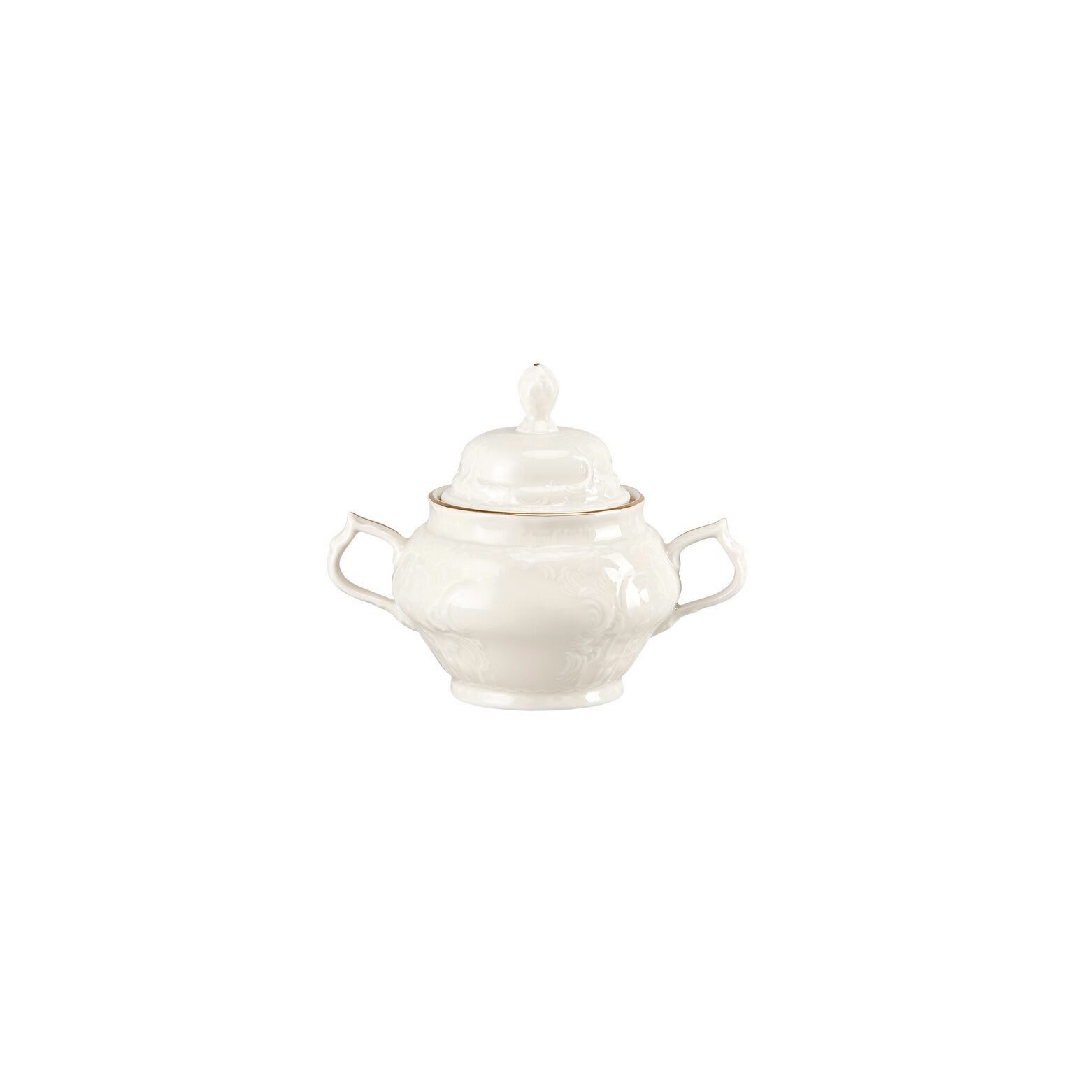 Rosenthal Zuckerdose Rosenthal Sanssouci Elfenbein Zuckerdose, Porzellan, Porzellan