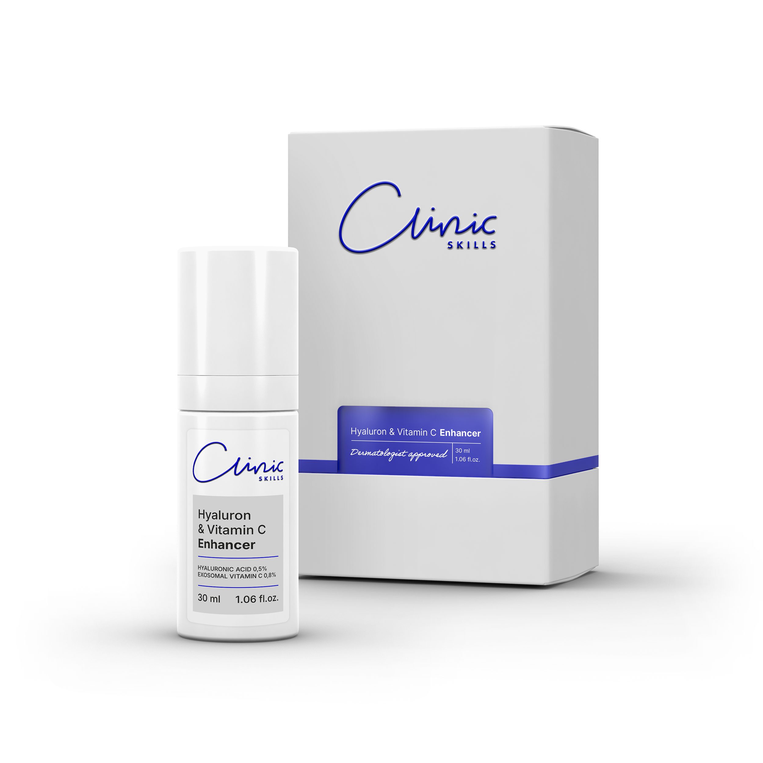 Clinic Skills Gesichtsserum Hyaluron & Vitamin C Enhancer