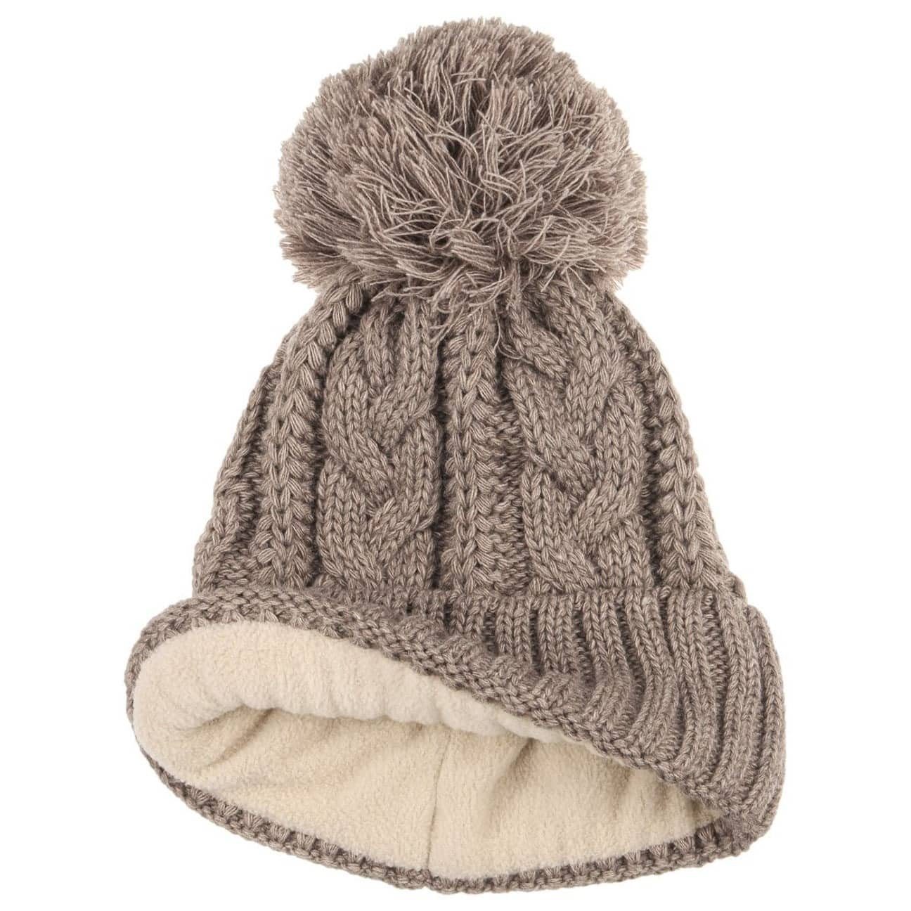 McBurn Bommelmütze (1-St) Damenmütze mit Umschlag, Made in Italy günstig online kaufen