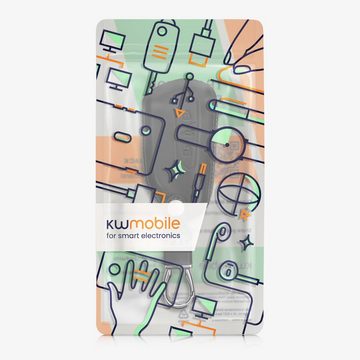 kwmobile Schlüsseltasche Autoschlüssel Hülle für VW Golf 8 (1-tlg), Leder Schutzhülle Schlüsselhülle Cover - Schlüssel Case