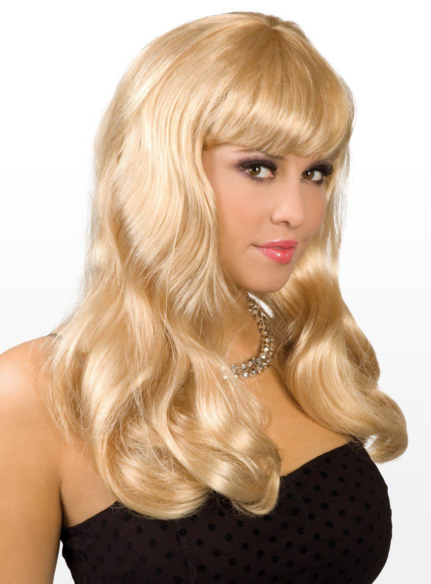 Kostüm-Perücke Lange Haare blond - Kostüm Perücke für Fasching