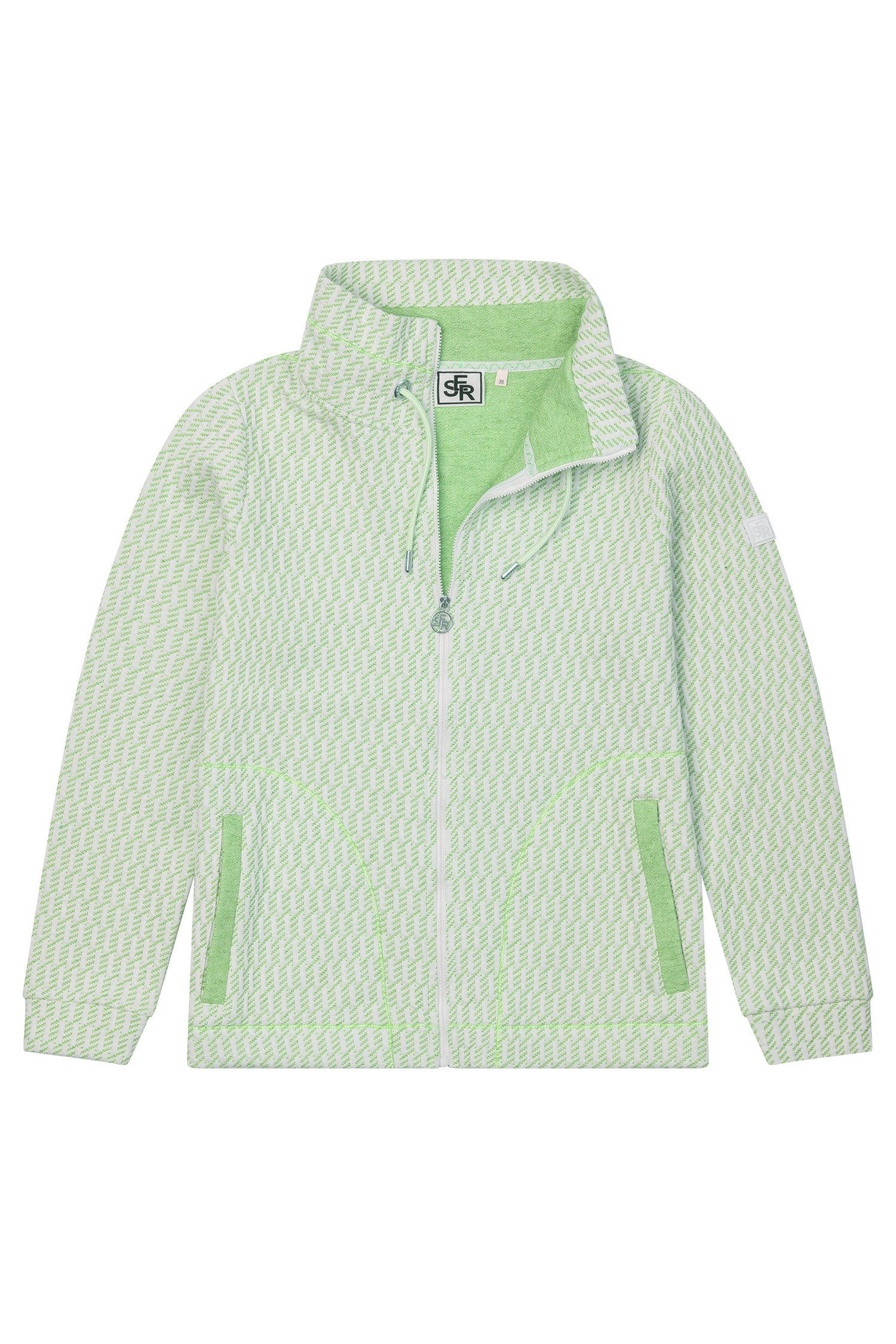 SER Sweatjacke Sweatjacke Struktur W7260310 auch in großen Größen