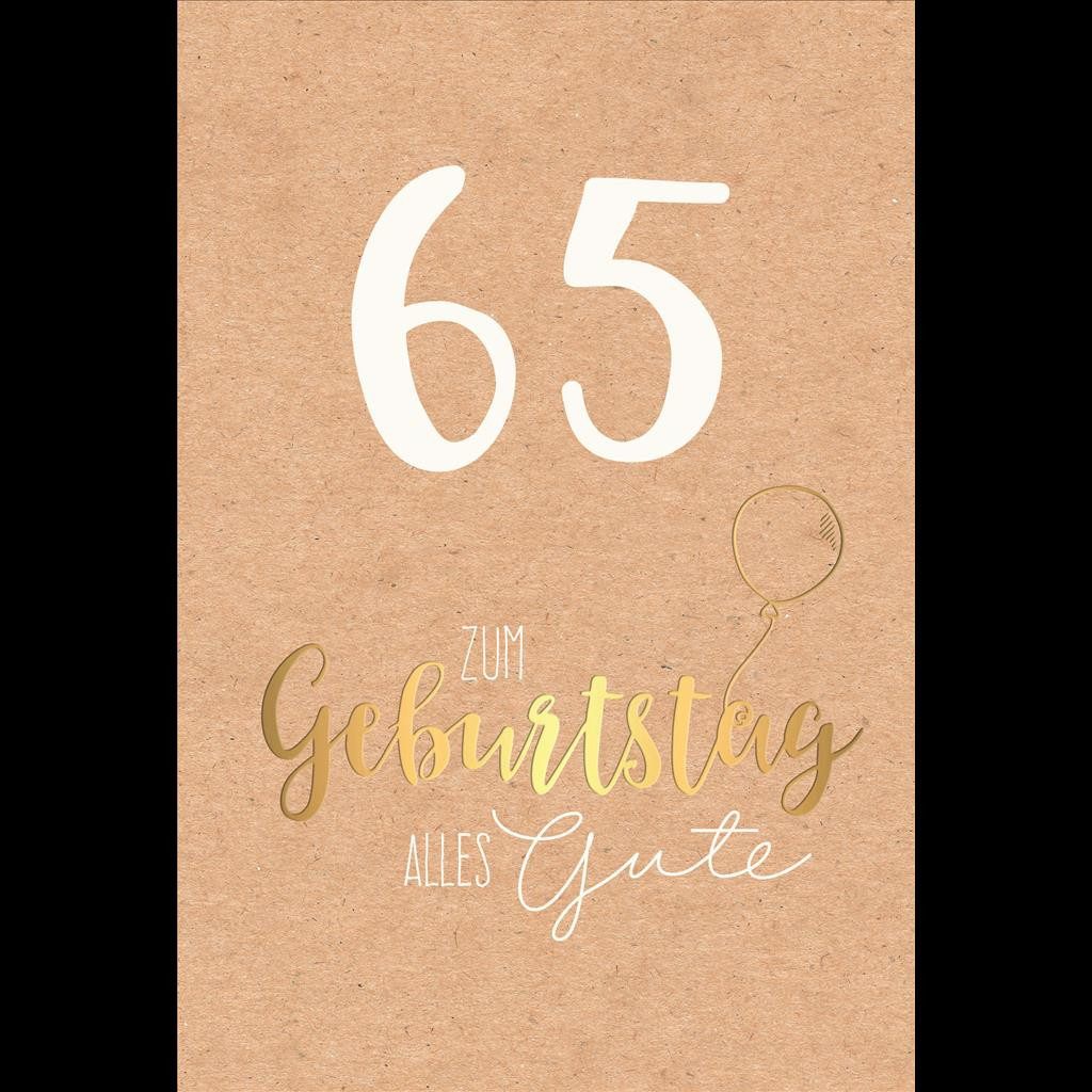 Skorpion Grußkarten 65. Geburtstag Karte mit Umschlag Schriftkarte