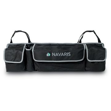 Navaris Rücksitzorganizer Auto Kofferraum Organizer Tasche - 4 Fächer, verstellbare Gurte (1-tlg)