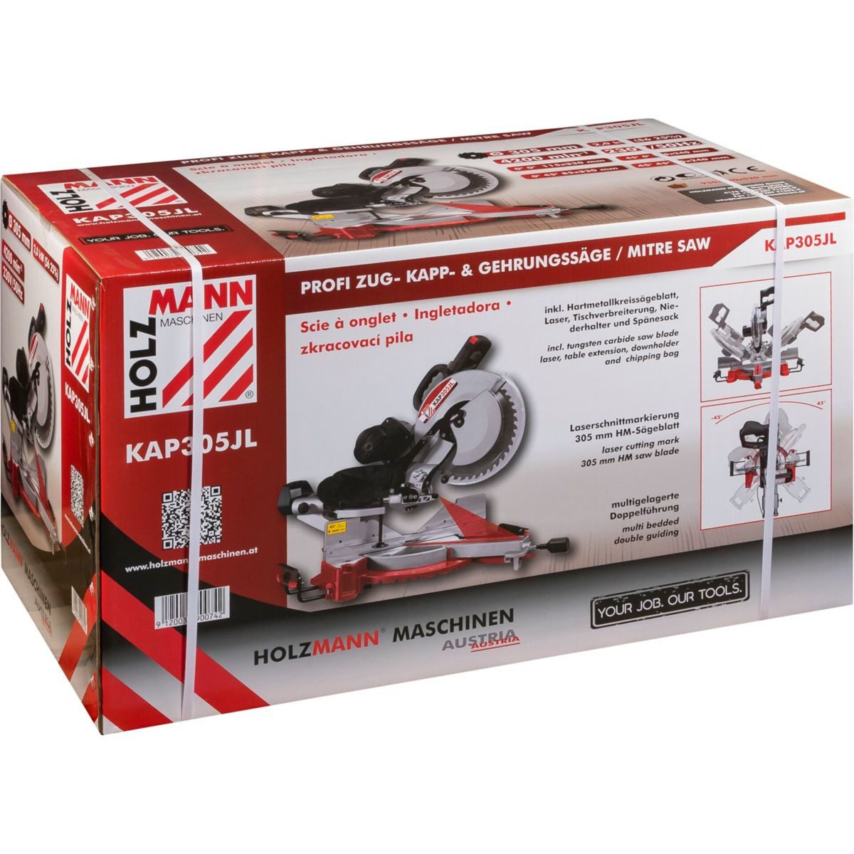 Holzmann Akku-Stichsäge Holzmann KAP305JL Kappsäge