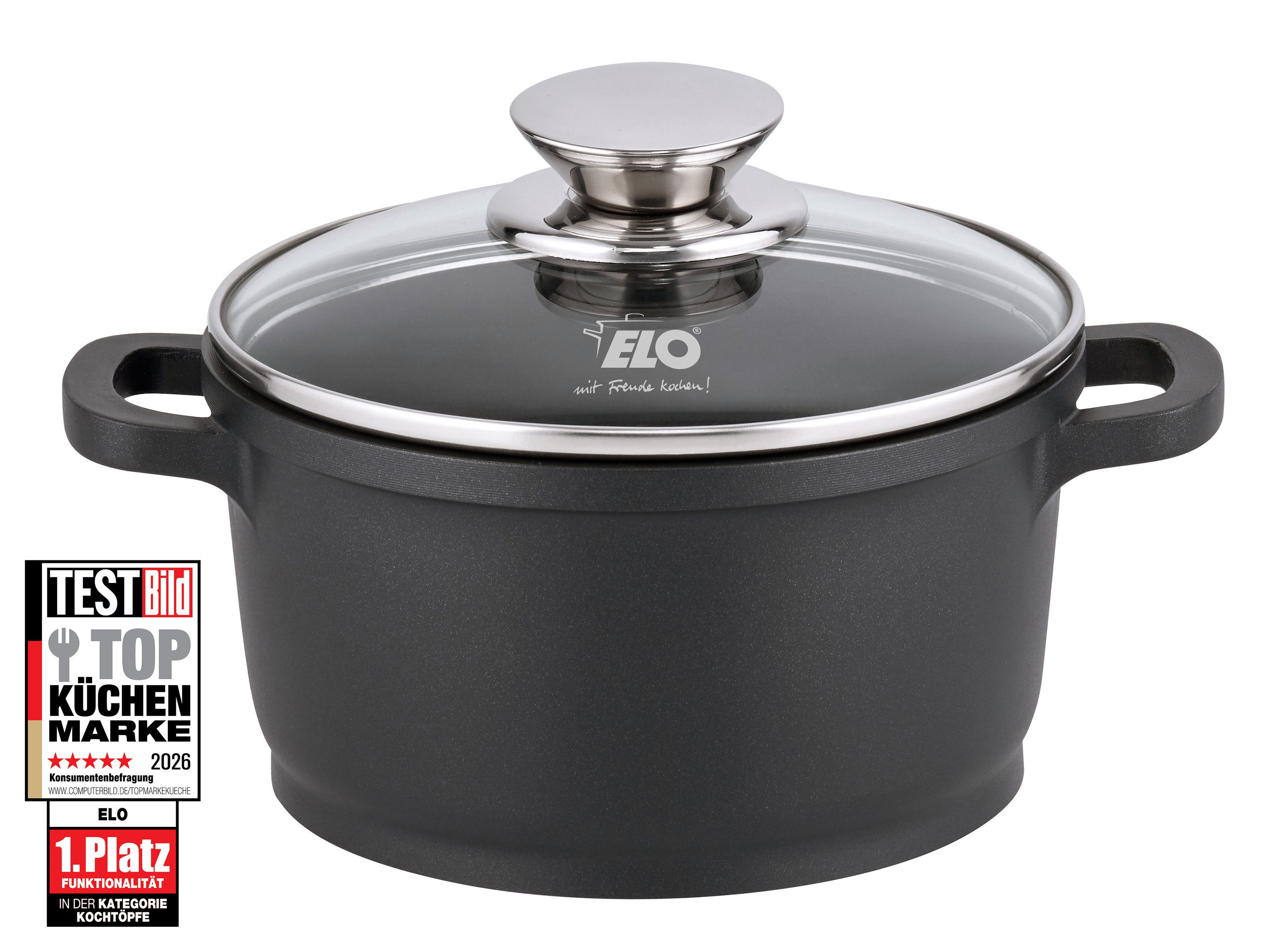 Elo Kochtopf Alucast, Aluminiumguss (1-tlg), Induktion
