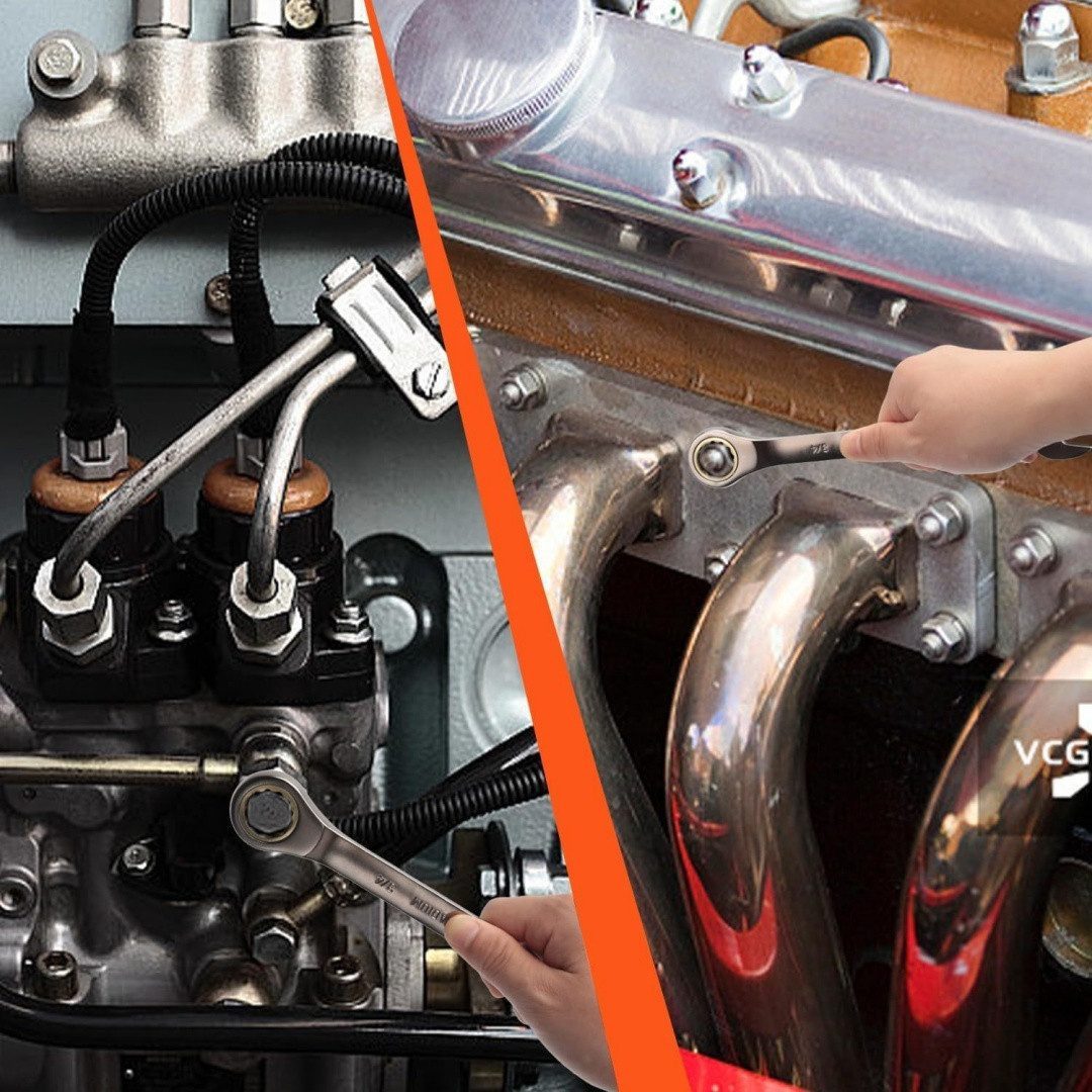 Kityhome 12-piece ratcheting wrench set with tool holder (set, 12s ratcheting wrench set (8-19mm), stainless steel