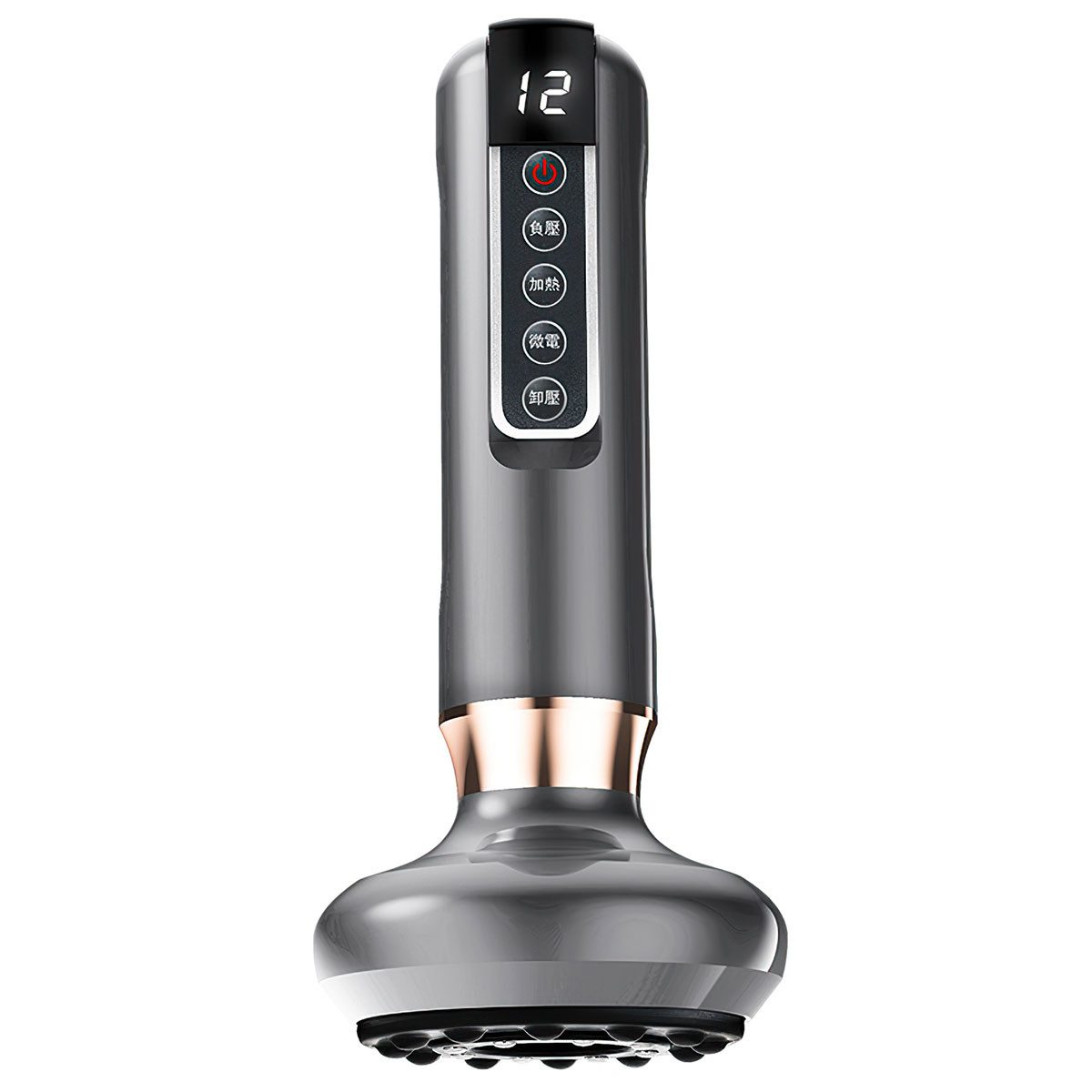 Massagegerät Elektrisches Kratzinstrument, Schröpfgerät, 12-stufiger Unterdruck