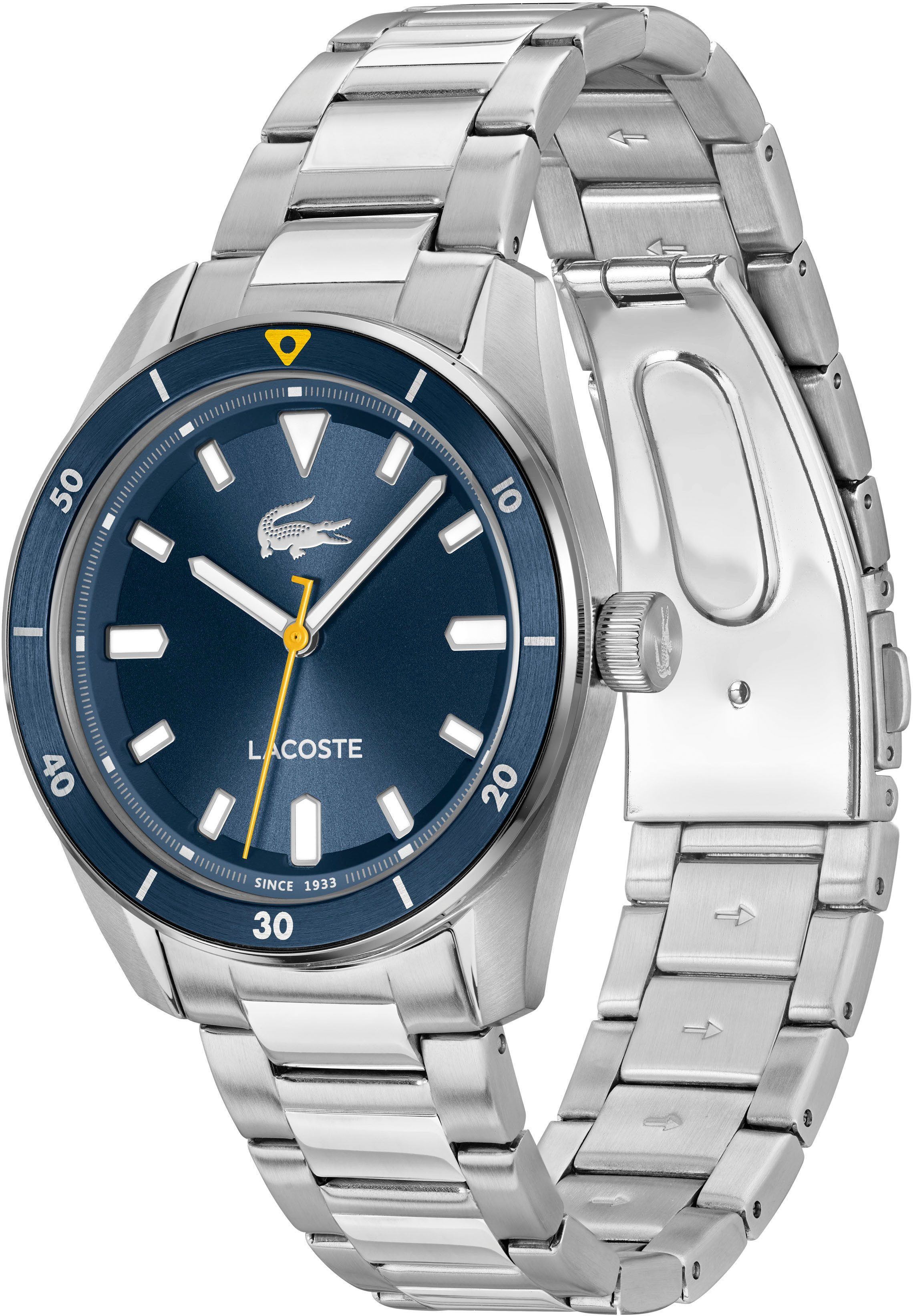 Lacoste Quarzuhr BOSTON 2011424, Armbanduhr, Herrenuhr, Edelstahlarmband, a günstig online kaufen