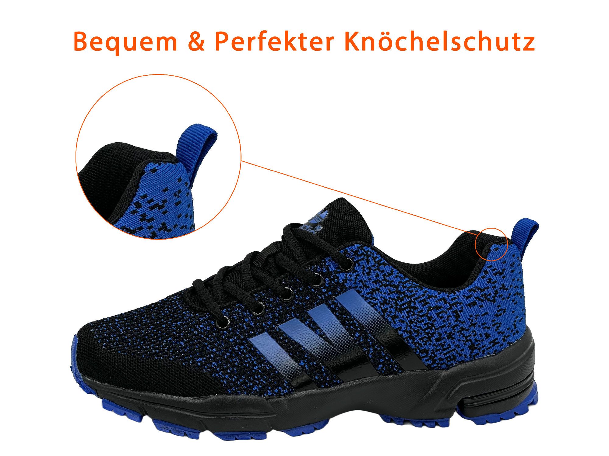Nowaland Sportschuhe Laufschuhe Sneaker Walkingschuh Leicht, Atmungsaktiv und Rutschfest für Fitness und Alltag