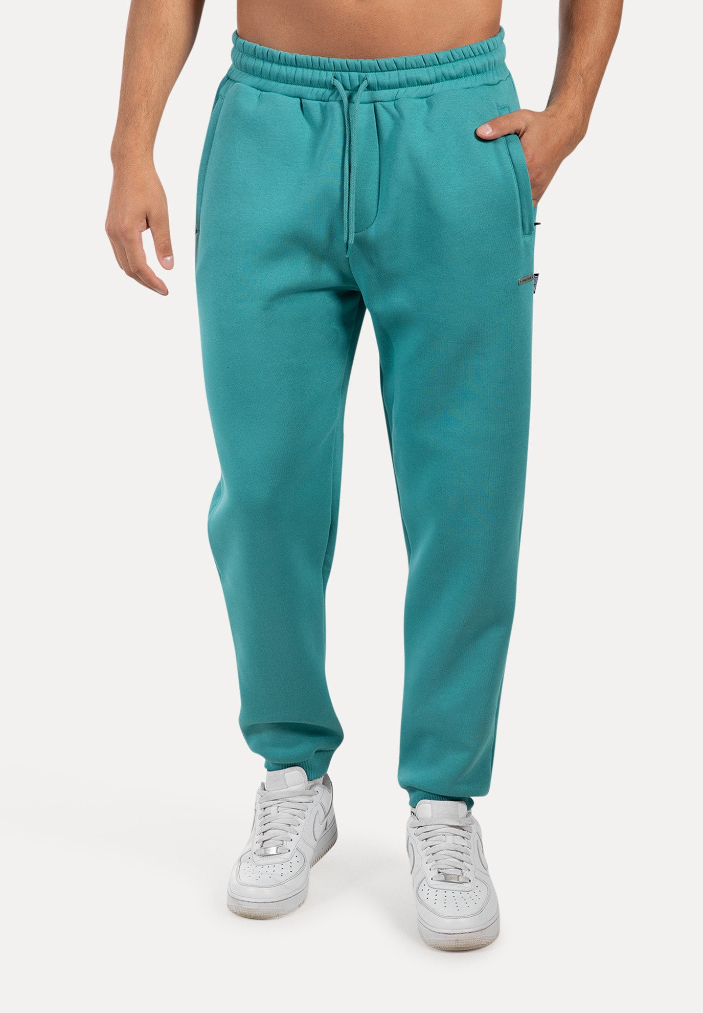 Smilodox Jogginghose Ilyas, Regular Fit Sweathose, Taschen, Metalllabel, we günstig online kaufen
