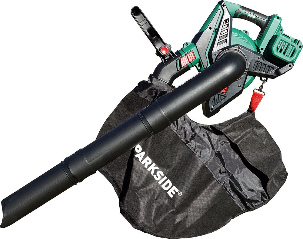 Parkside Akku-Laubsauger 40V Akku Laubsauger Laubbläser PLSA 40-Li D3 (ohne Akku)