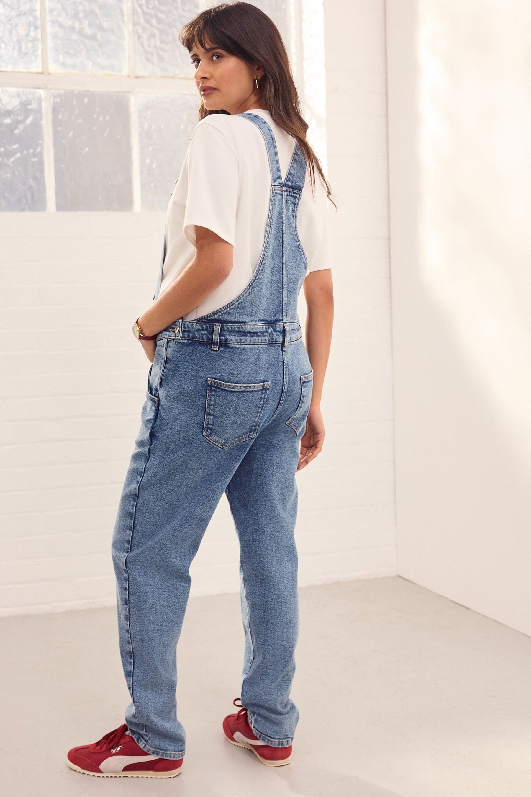 Next Umstandshose Denim-Latzhose, Umstandsmode (1-tlg) günstig online kaufen