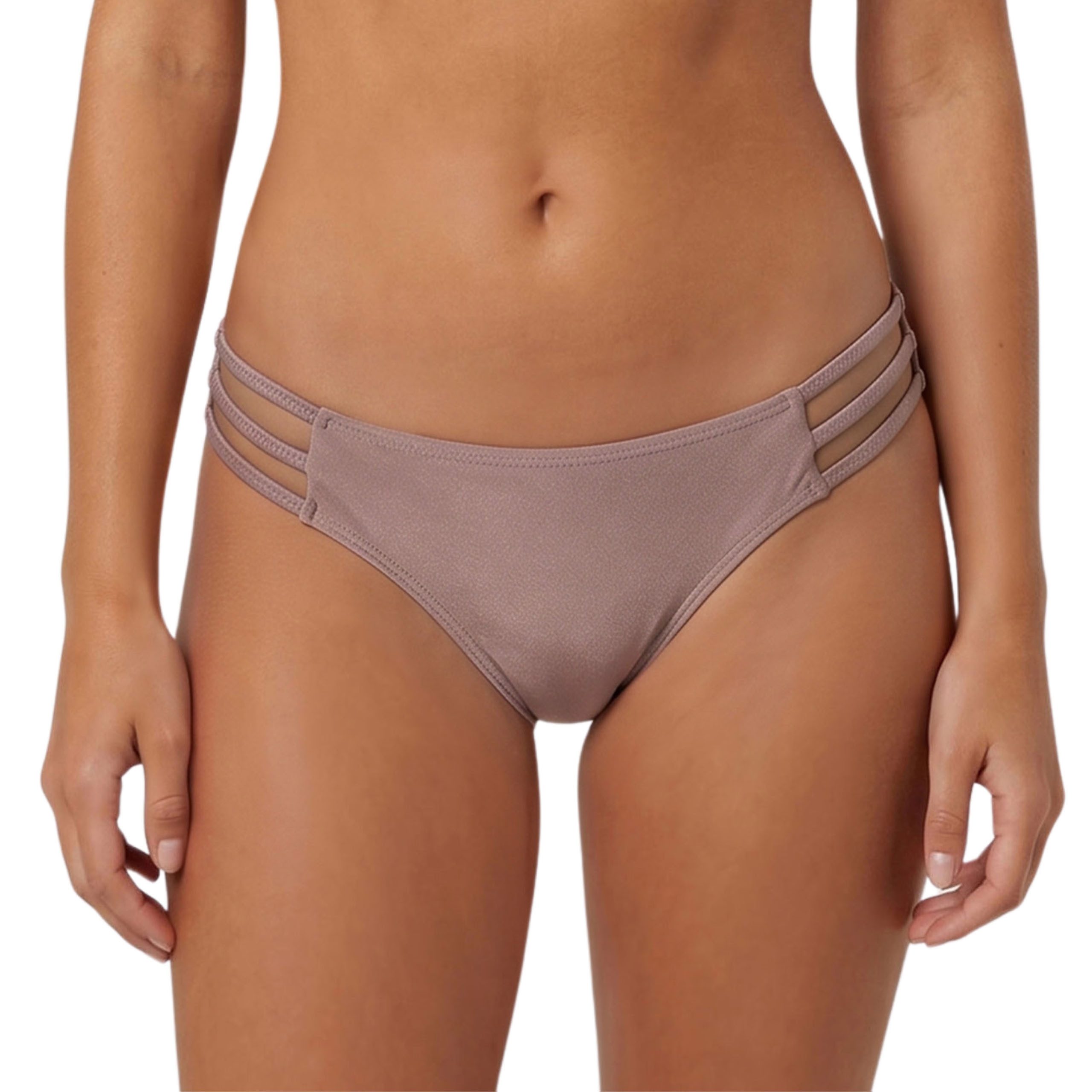 Sarcia.eu Badehose Braune Bikinihose Damen, Badeanzug-Unterteil mit Zierbändern – Bild 2 von 5