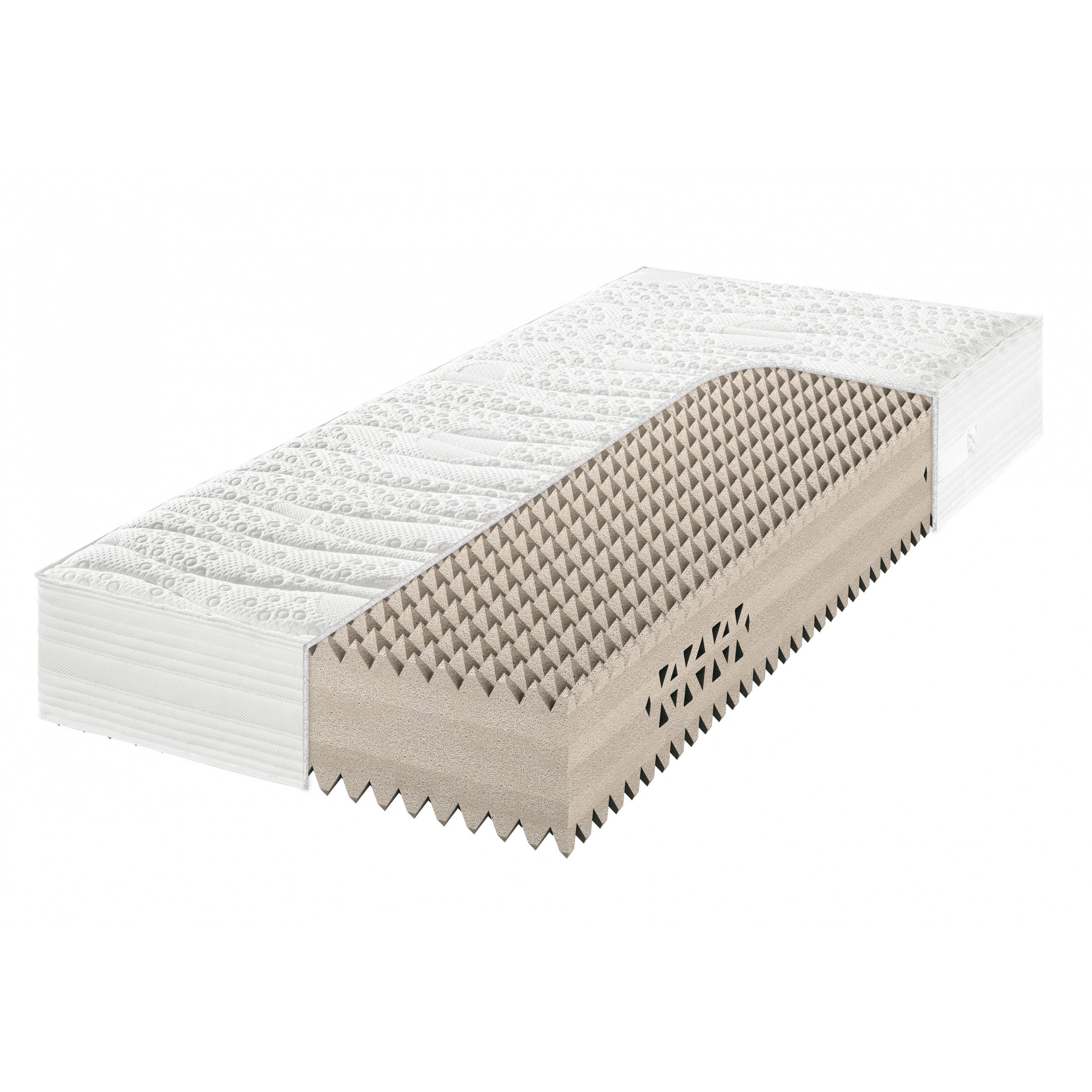 Kaltschaummatratze Frankenstolz Pyramedus® Matratze - Ultra HQR®-Kaltschaum H2, Frankenstolz