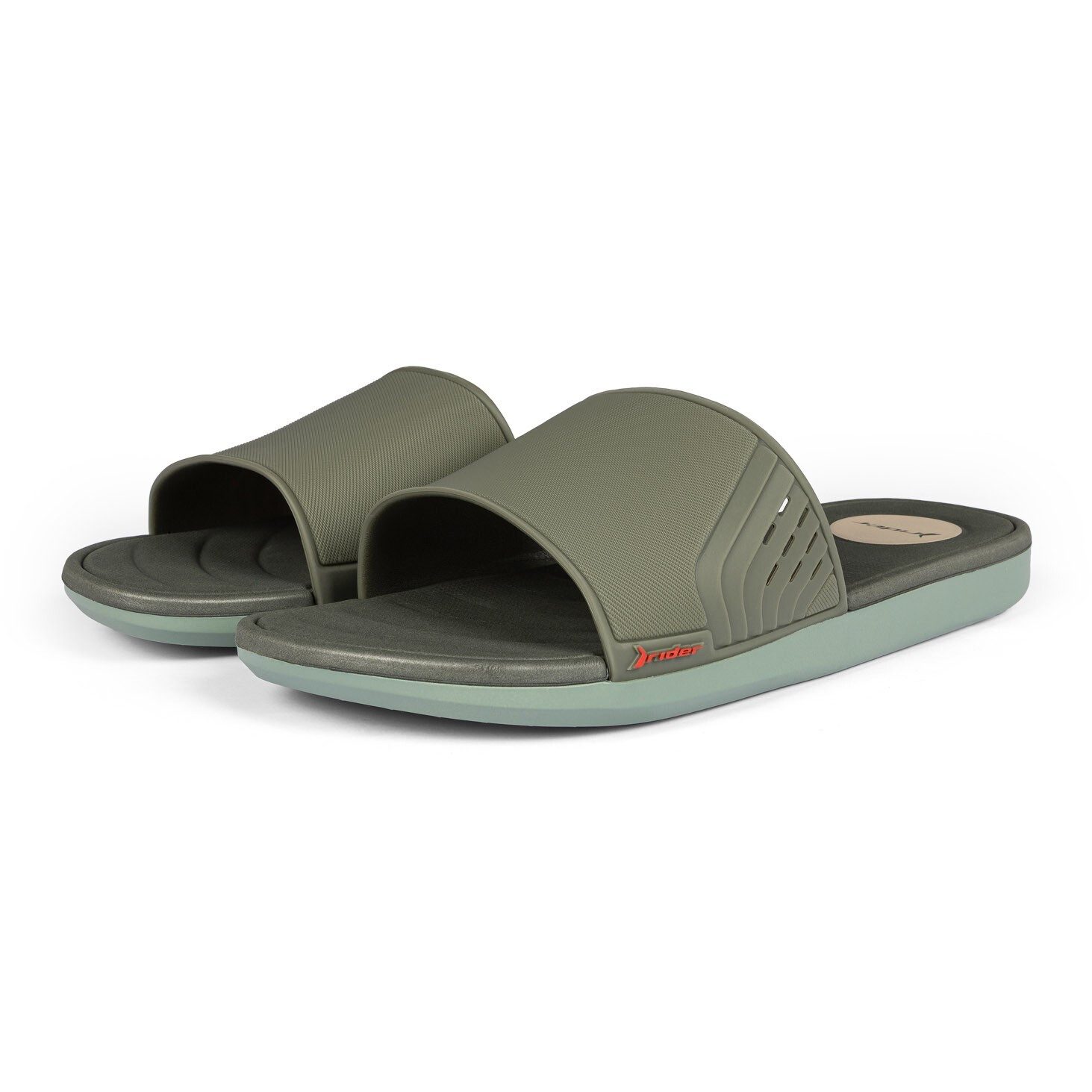 Rider RIDER RMOVE SLIDE AD - Badeschlappen für Herren Pantolette bequeme, wasserfeste und rutschfeste Bade-Schuhe