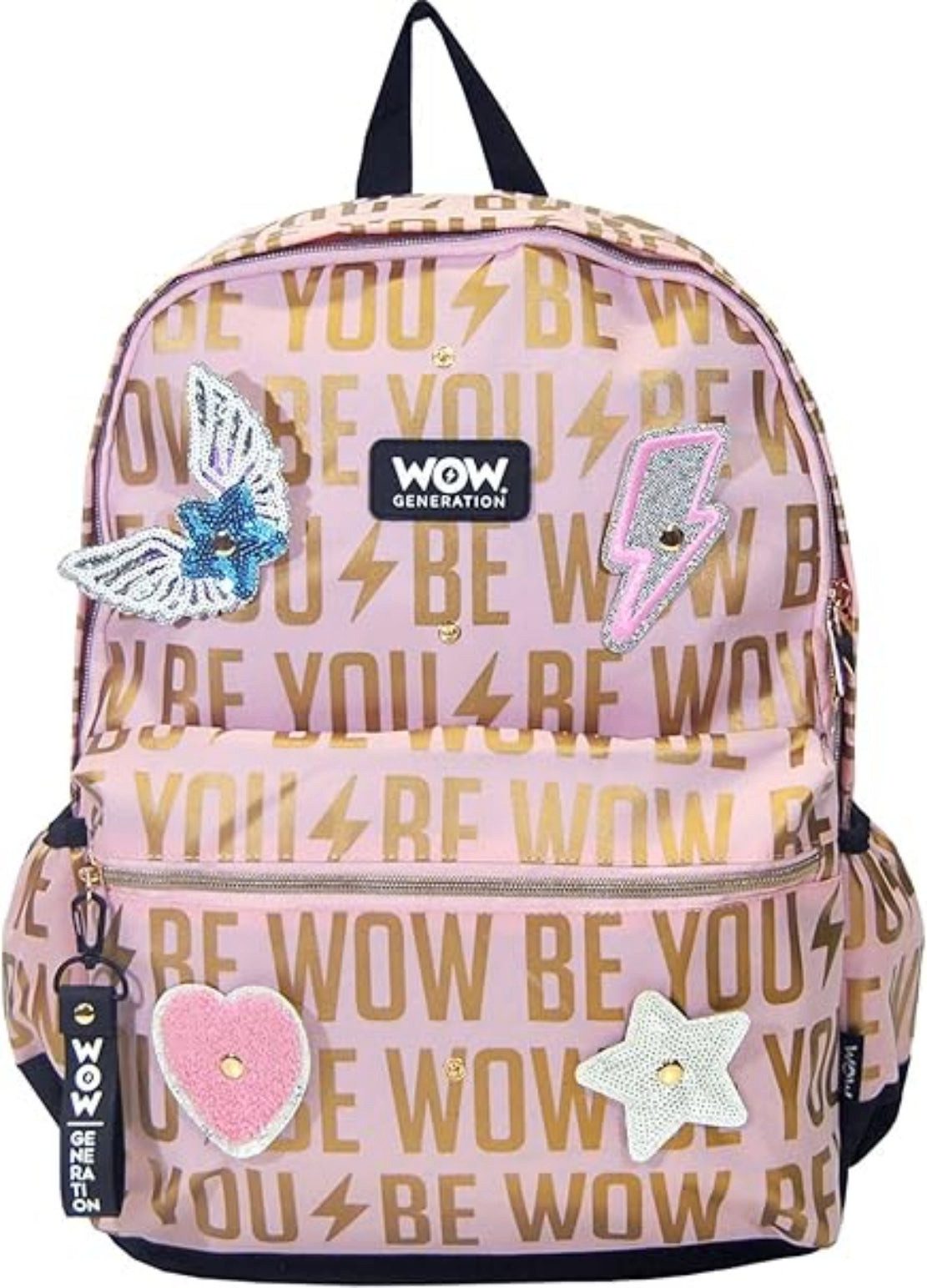 Kids Euroswan Rucksack WOW GENERATION Rucksack rosa/gold 40cm