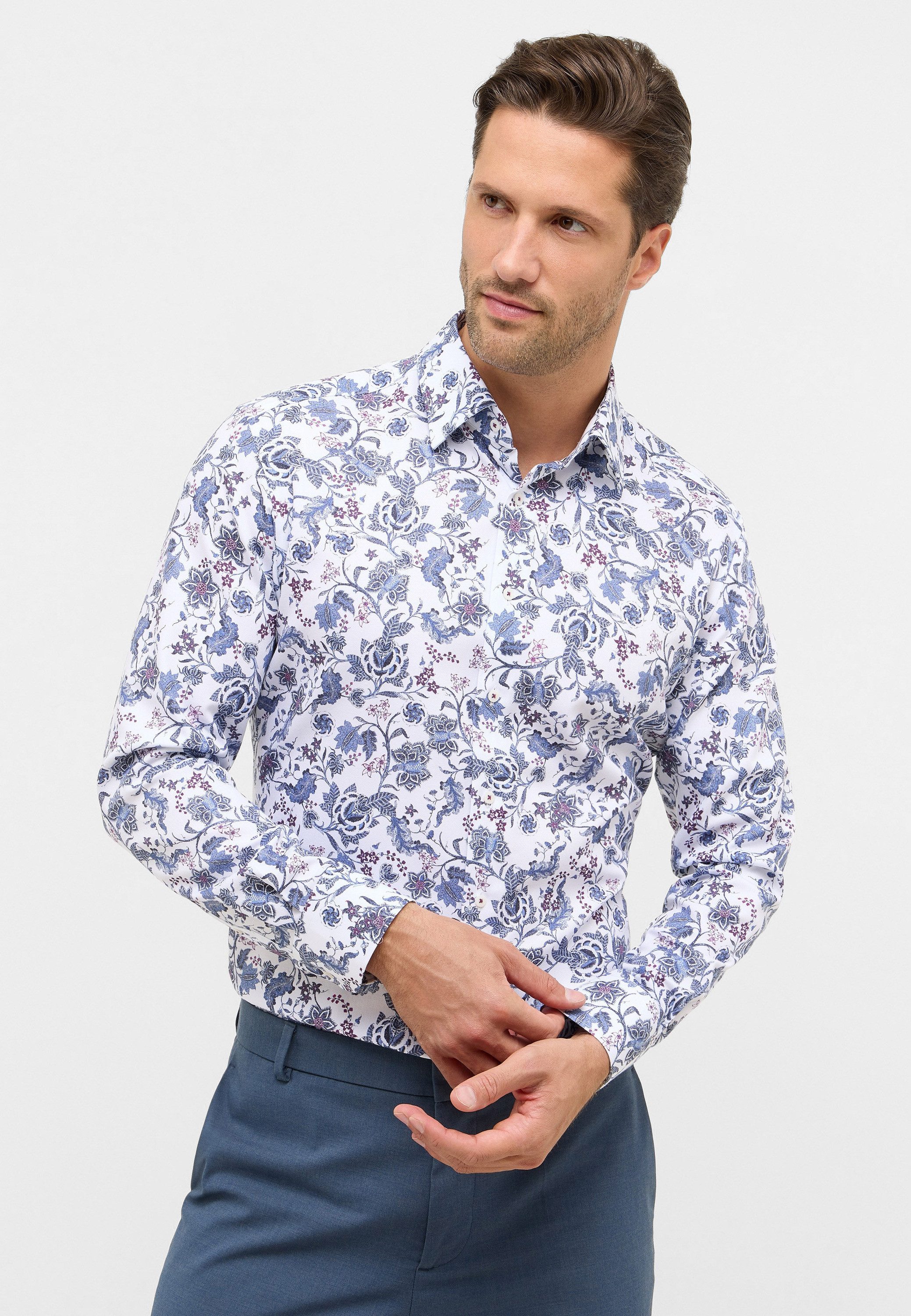 Eterna Langarmhemd MODERN FIT NON IRON (bügelfrei) günstig online kaufen