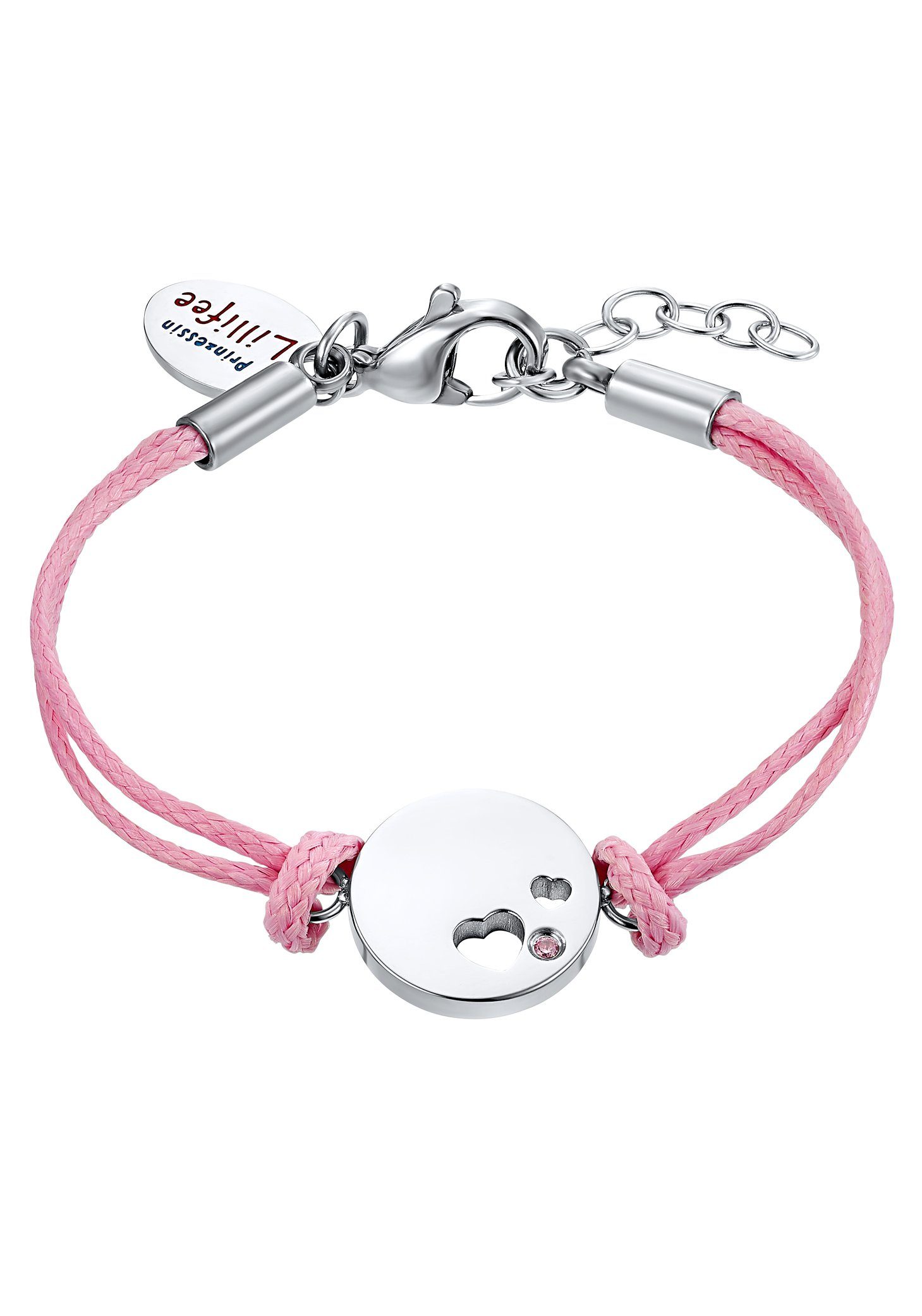 Prinzessin Lillifee Armband Herzen, 2034000, mit Zirkonia (synth) | Edelstahlarmbänder