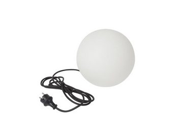 meineWunschleuchte LED Kugelleuchte, Dimmfunktion, LED wechselbar, Leucht-Kugel Garten IP 65 mit Strom & smarter LED, Gartenkugel-n Ø25cm