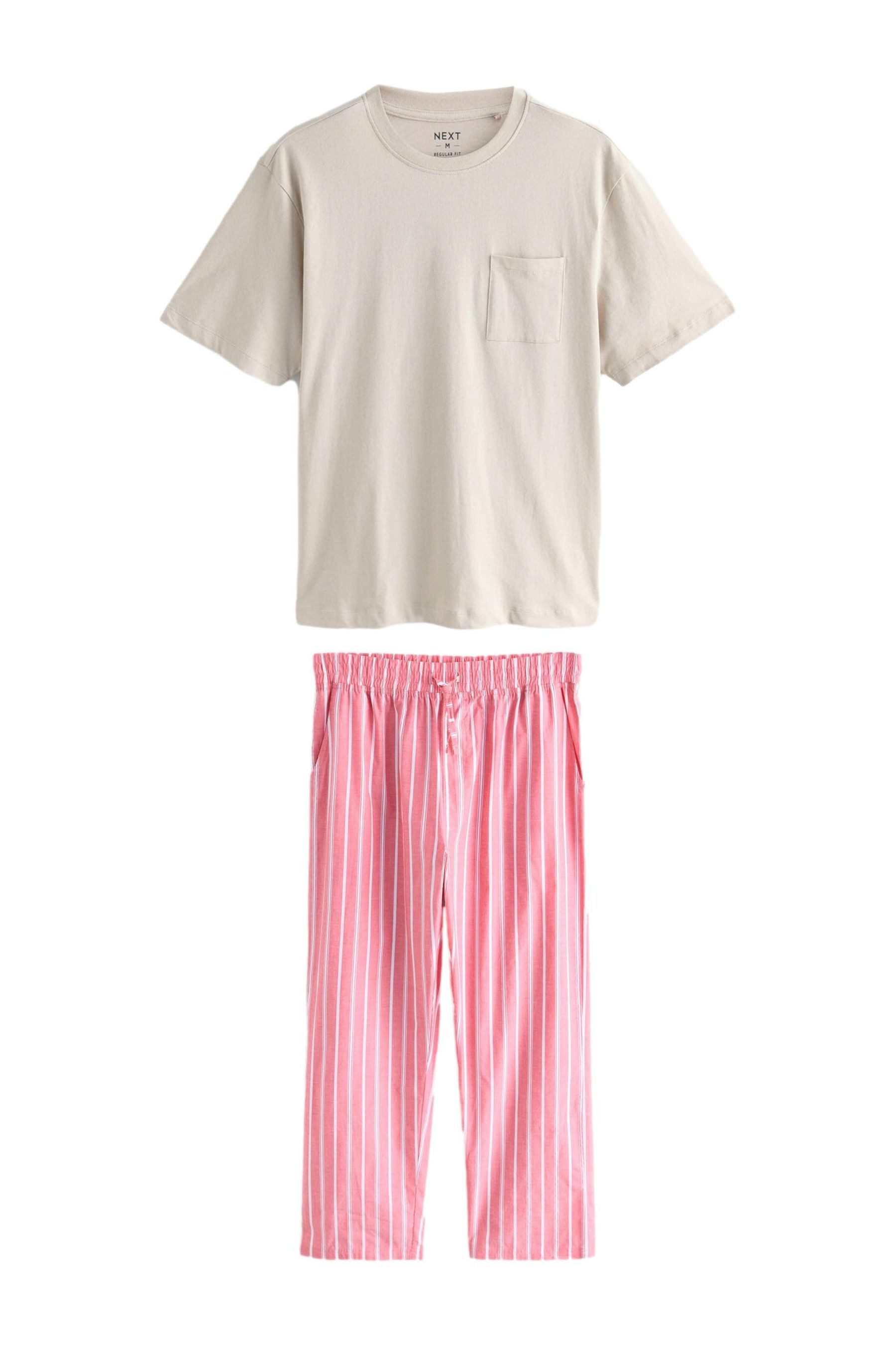 Next Pyjama Schlafanzugset aus Webstoff (2 günstig online kaufen