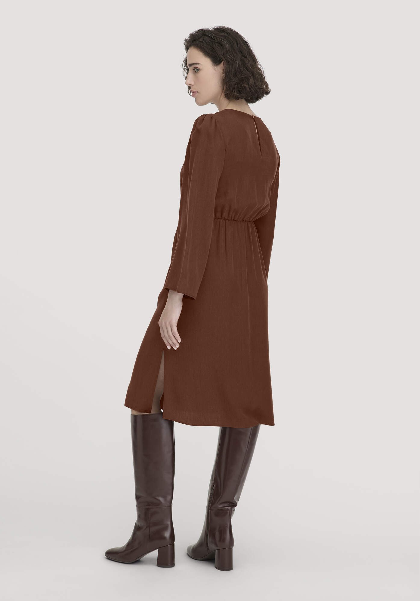 Hessnatur A-Linien-Kleid aus reinem TENCEL™ Lyocell (1-tlg)