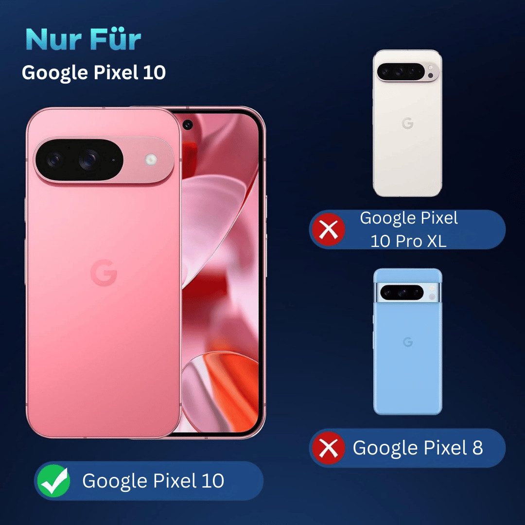 SmartUP Smartphone-Hülle + 2X Schutzglas für Google Pixel 10 Panzerfolie Display Screen Case 9H 6,3 Zoll, kompletter Rundumschutz – Bild 3 von 5