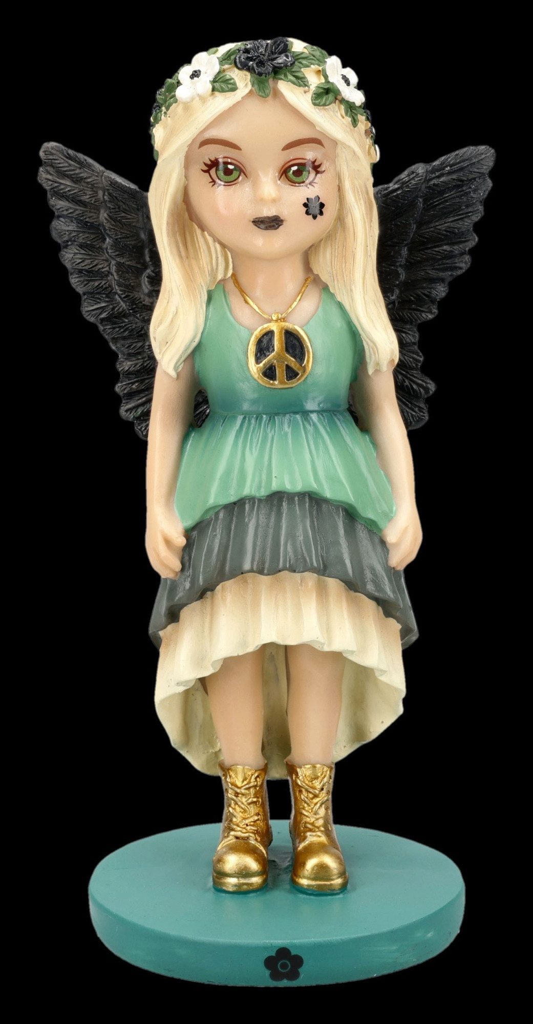 Figuren Shop GmbH Fantasy-Figur Elfenfigur Friedensfee – Fairy of Peace Fantasy Statue 18.5 cm Deko