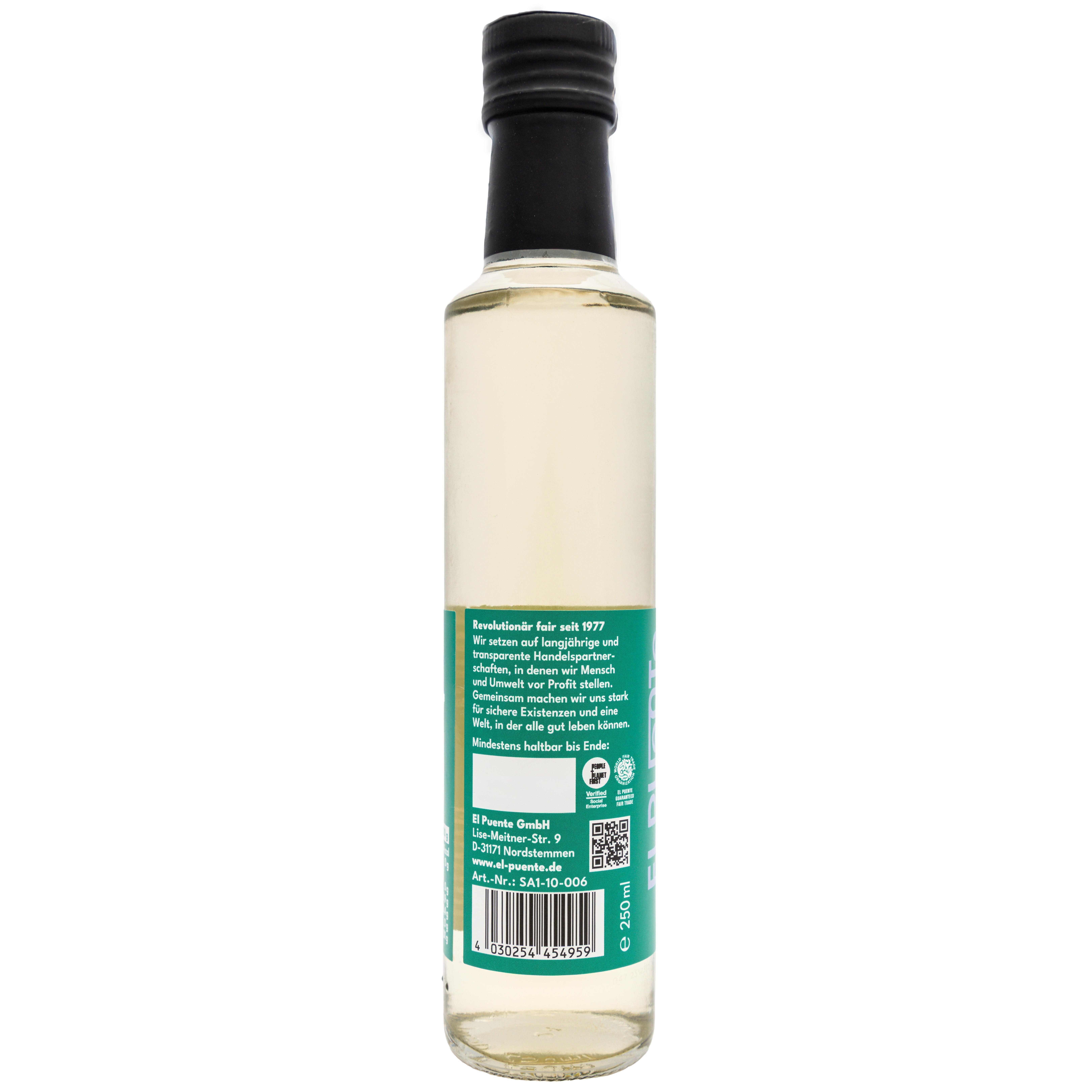 El Puente Essig Apfelessig, Fair Trade, Vegan, Glutenfrei, Fair Trade