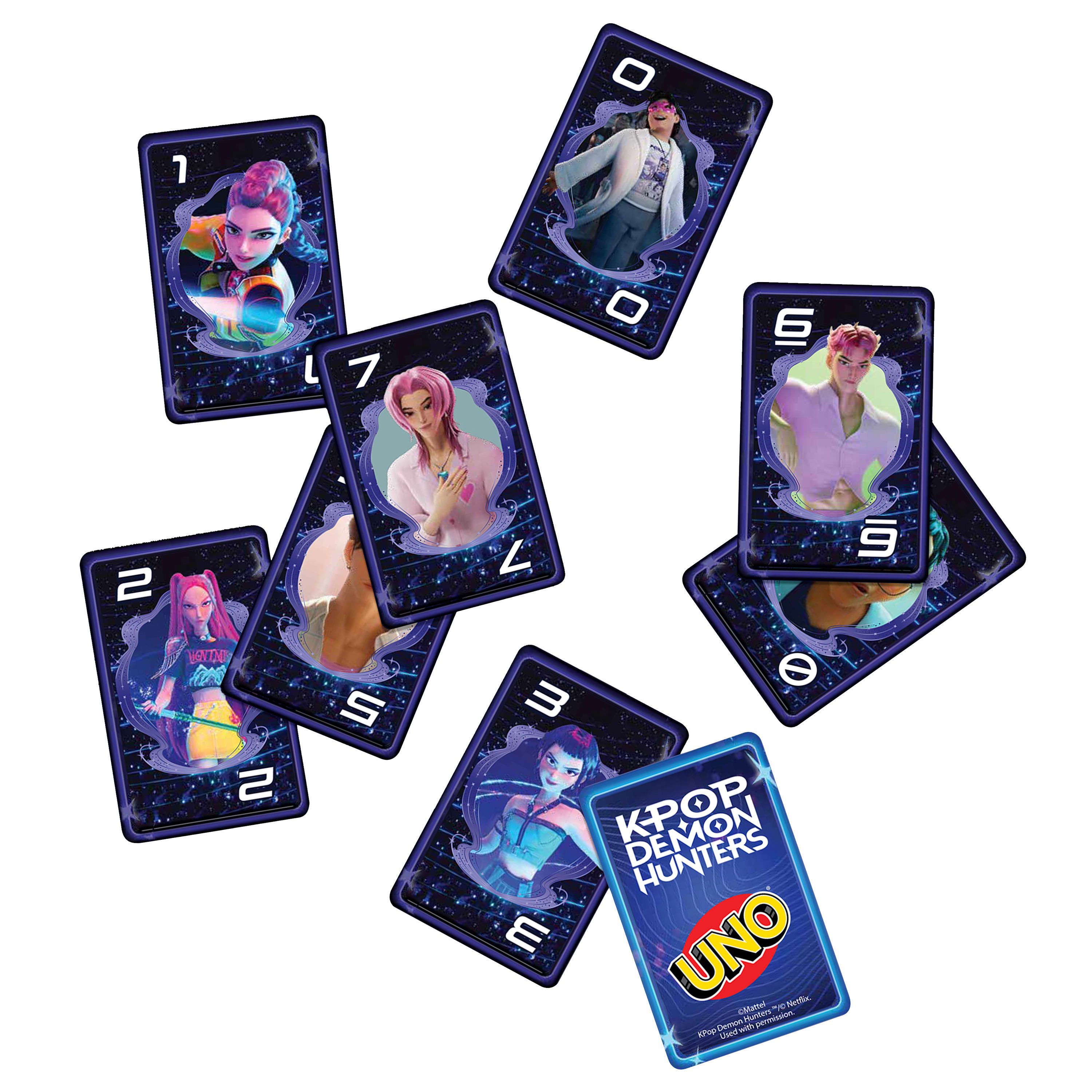 Mattel games Spiel UNO Kpop Demon Hunters, Gesellschaftsspiel