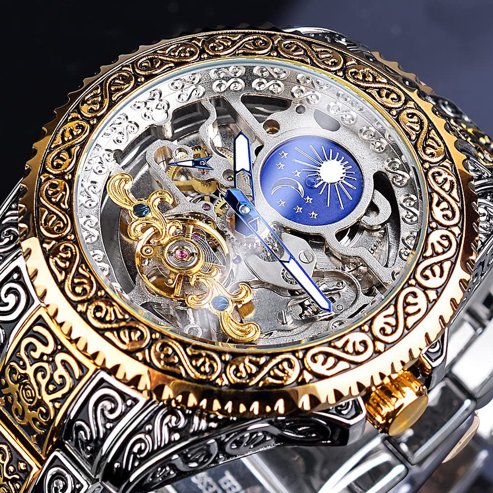 ZEUOPQ Mechanische Uhr Mechanische Uhr Retro günstig online kaufen