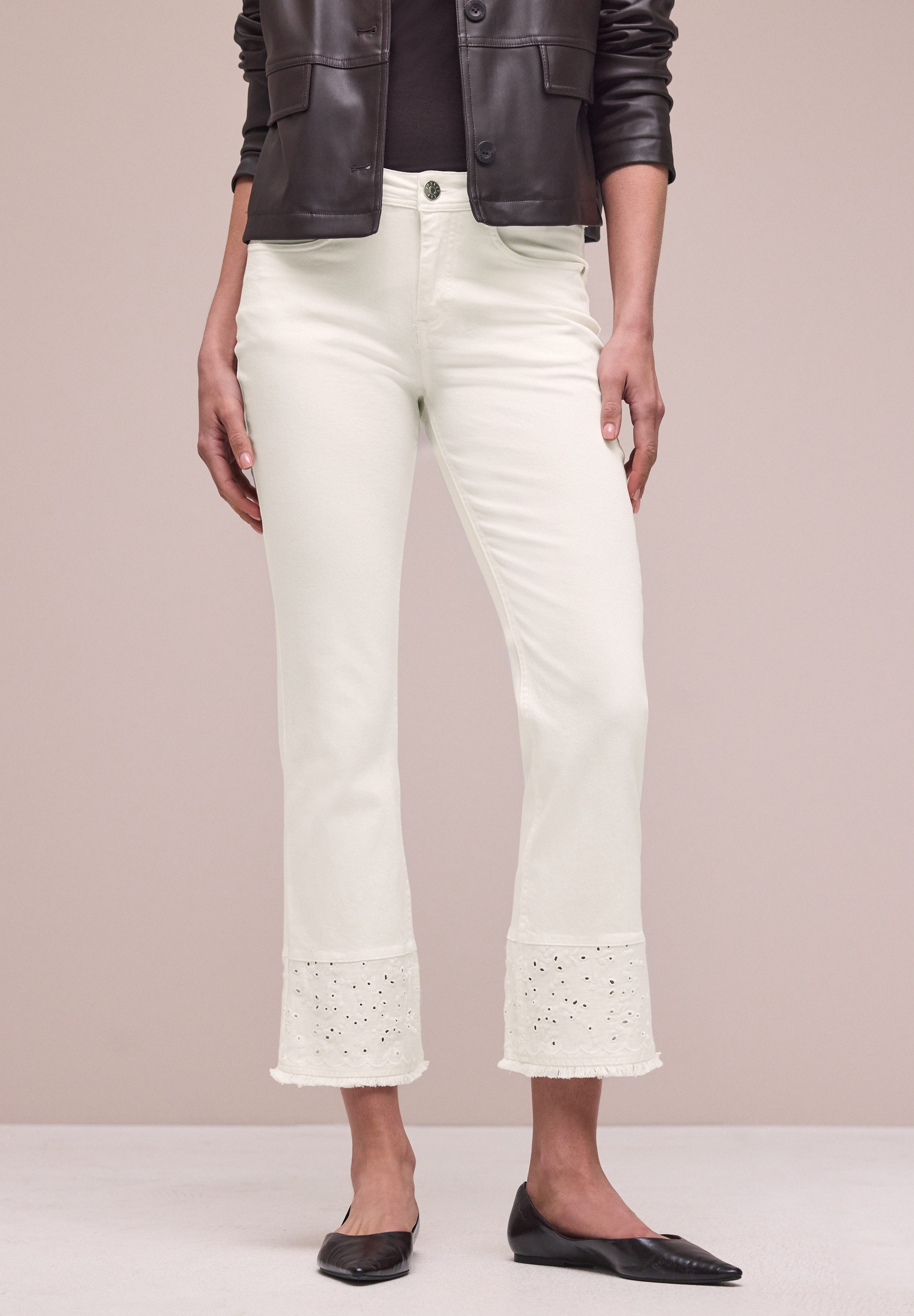 STREET ONE Slim-fit-Jeans aus Baumwolle mit Stretchanteil