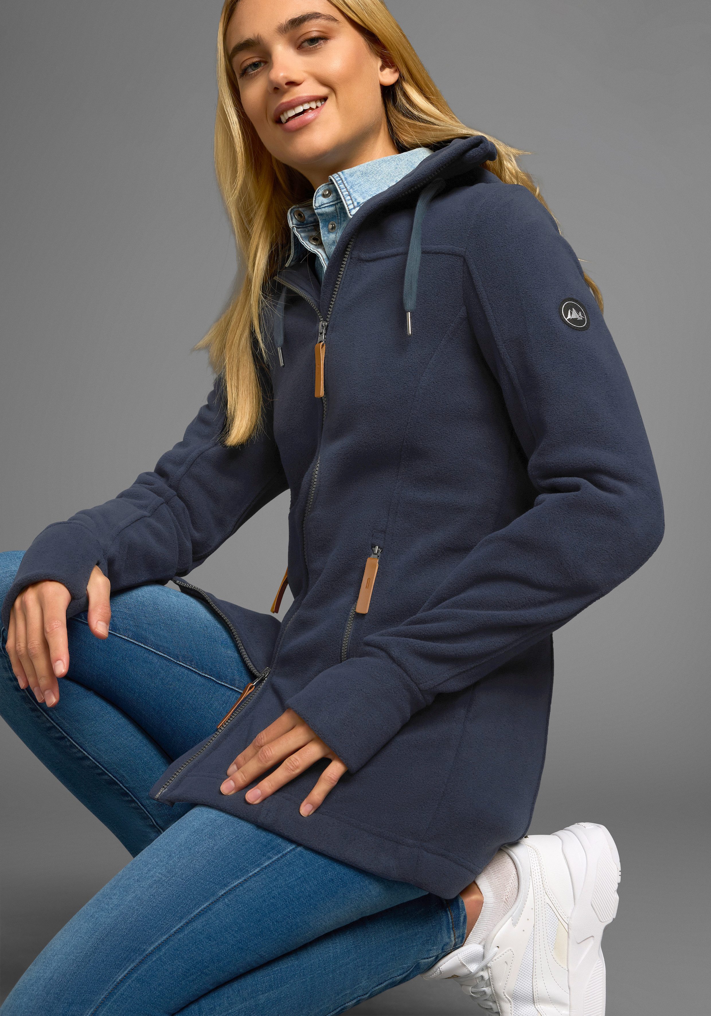 Polarino Fleecejacke aus Fleece, atmungsaktiv, schnell günstig online kaufen