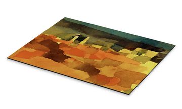 Posterlounge Alu-Dibond-Druck Paul Klee, Skizze von Sidi Bou Said, Malerei