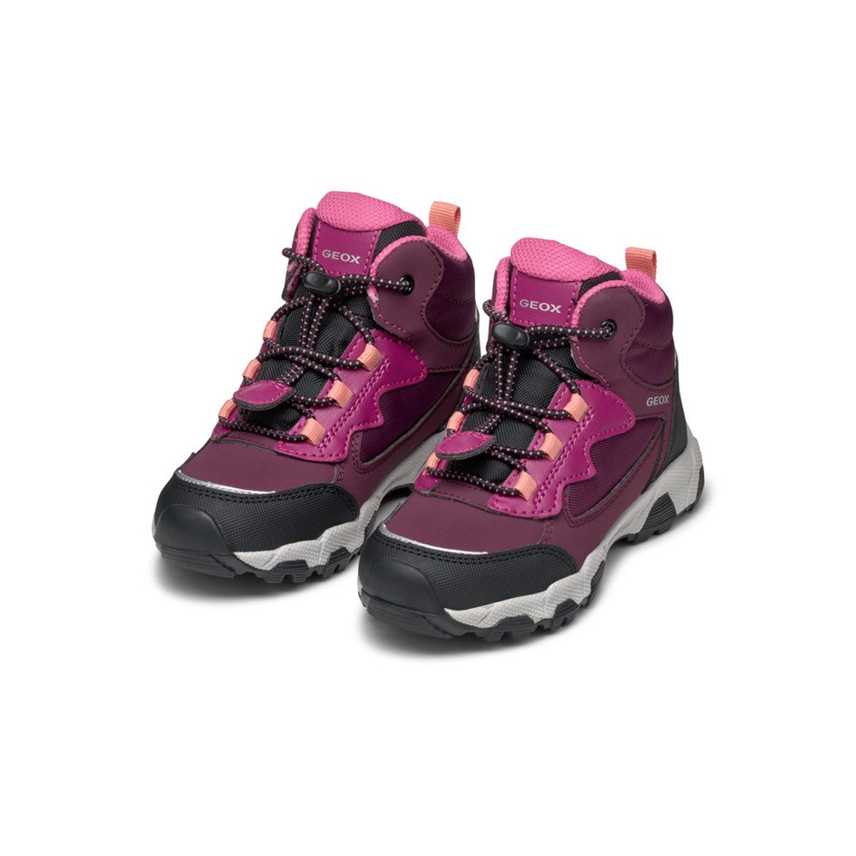 Geox GEOX MAGNETAR, Warmfutter in Lila für Kinder Sneaker