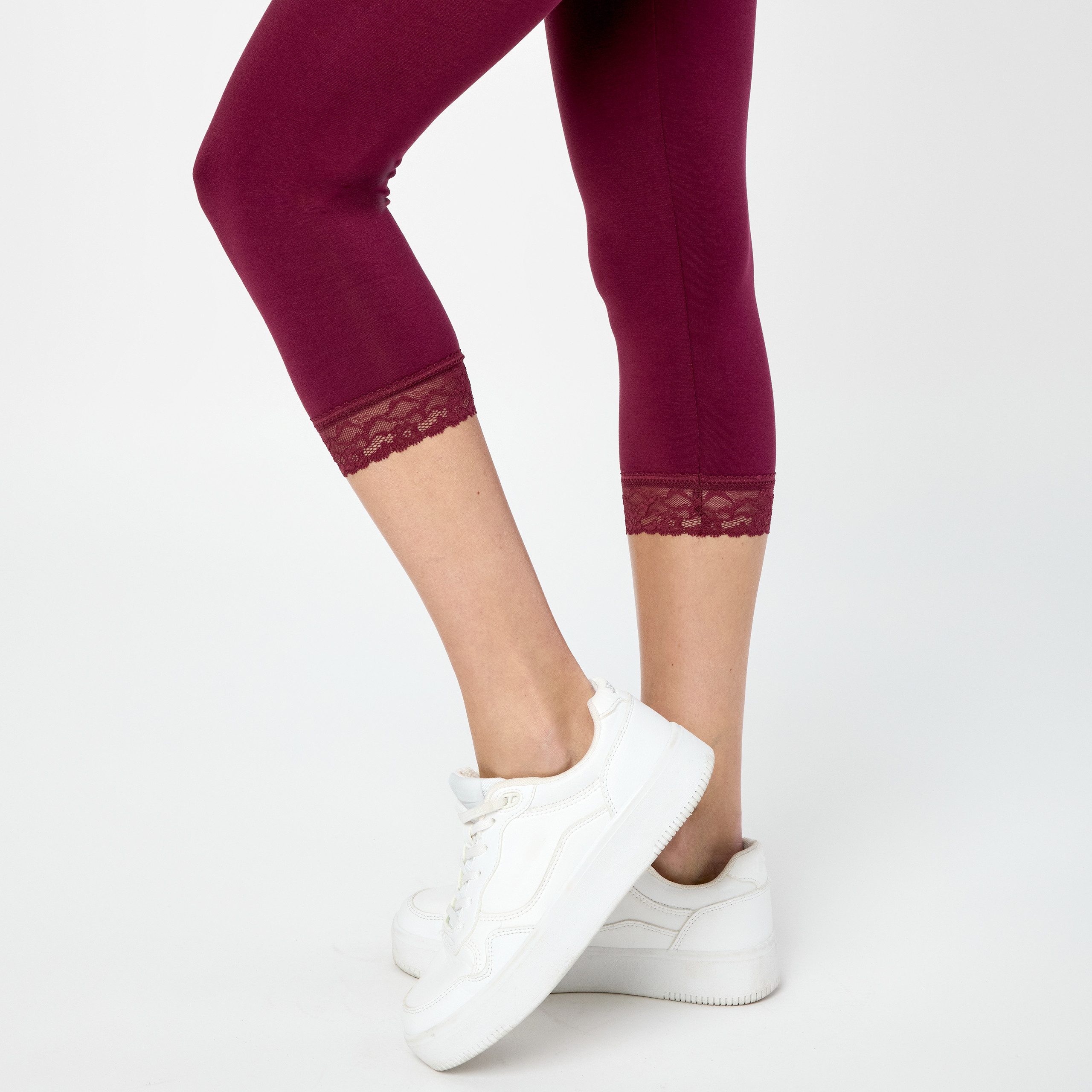 Be Mammy Umstandsleggings 3/4 Capri Umstandhose BE20-161 (1-tlg) aus Viskose
