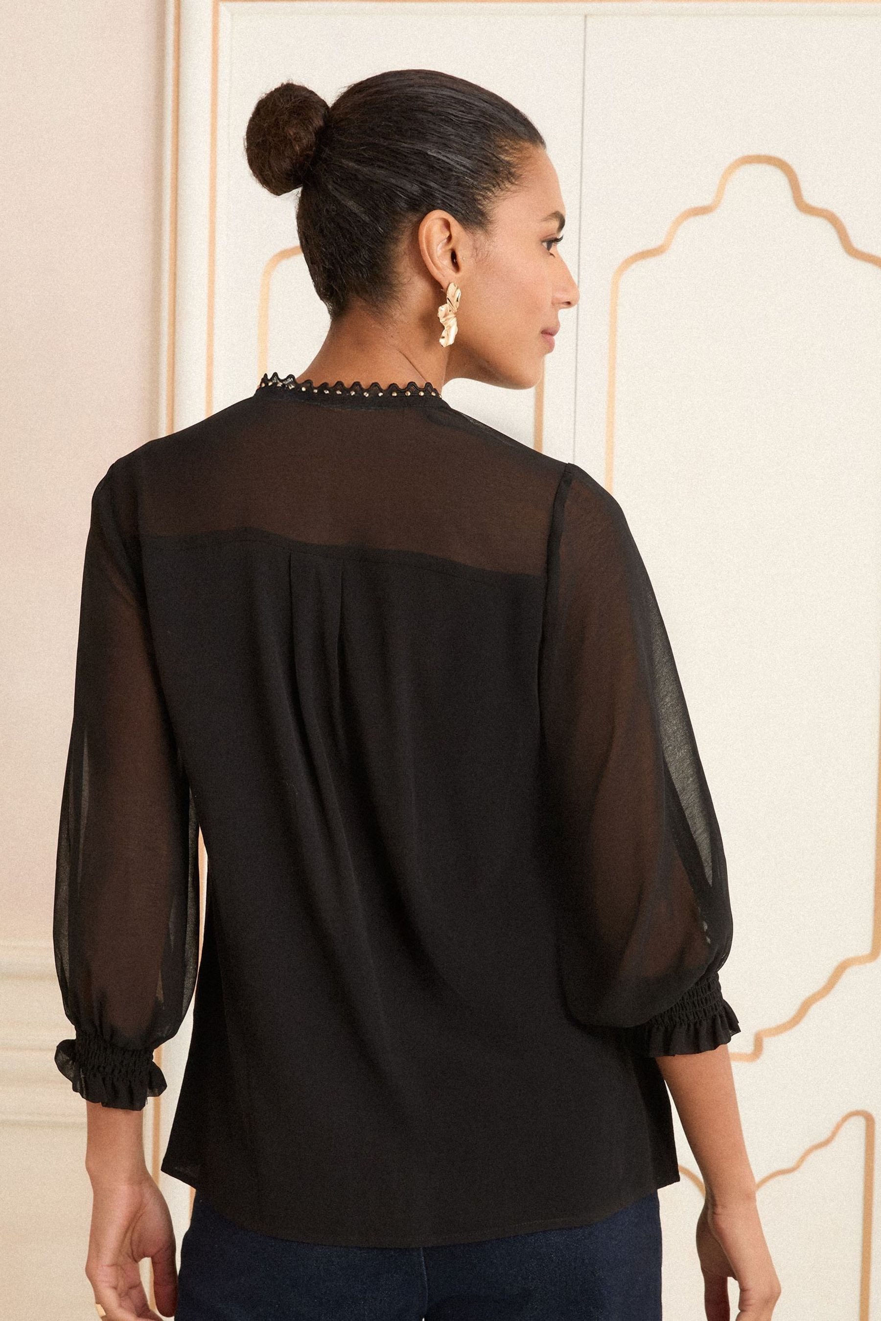 Love & Roses Langarmbluse Love & Roses Bluse mit 3/4-Ärmeln, Regular (1-tlg günstig online kaufen