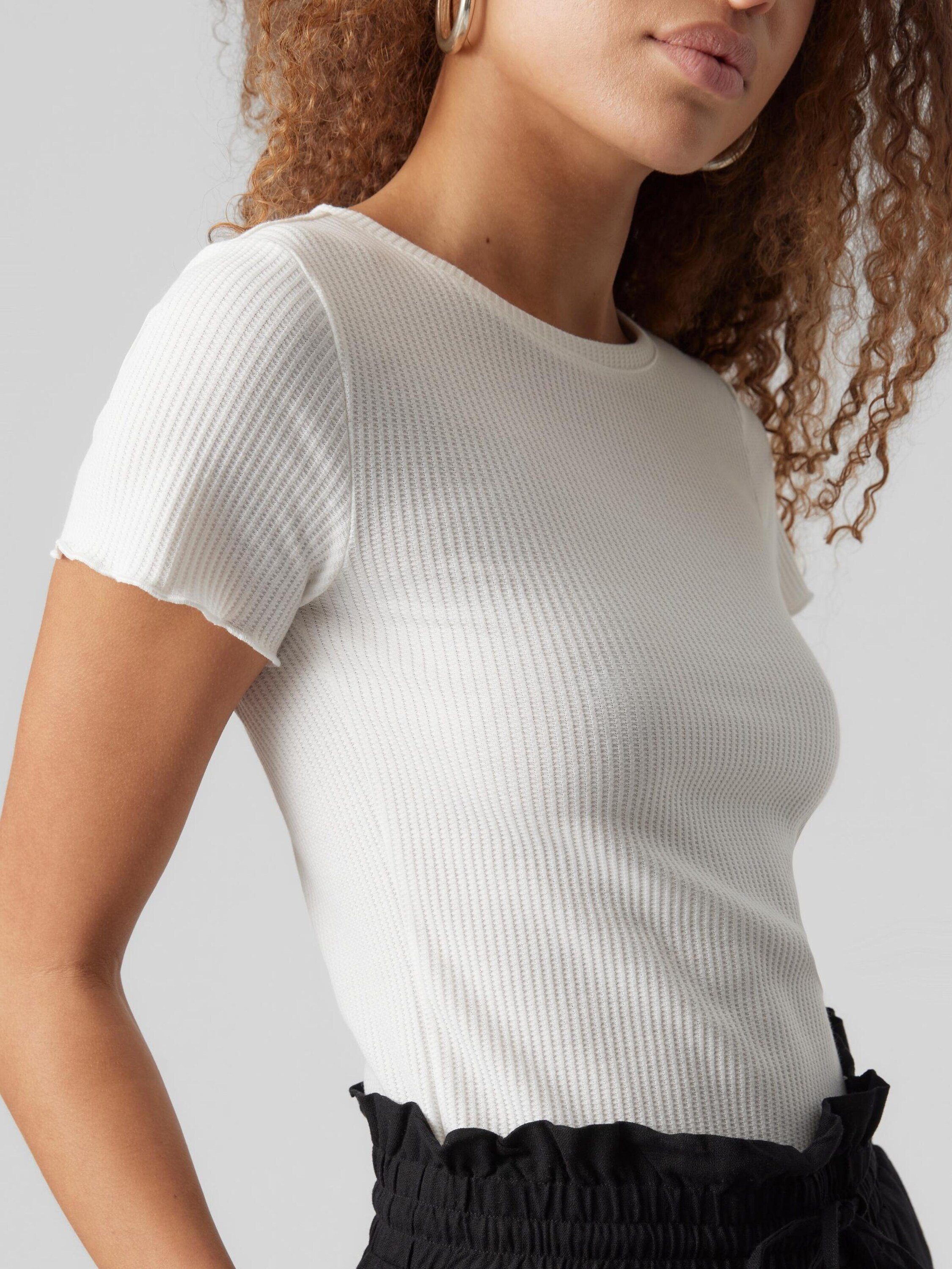 Vero Moda T-Shirt EMMA Details (1-tlg) Plain/ohne