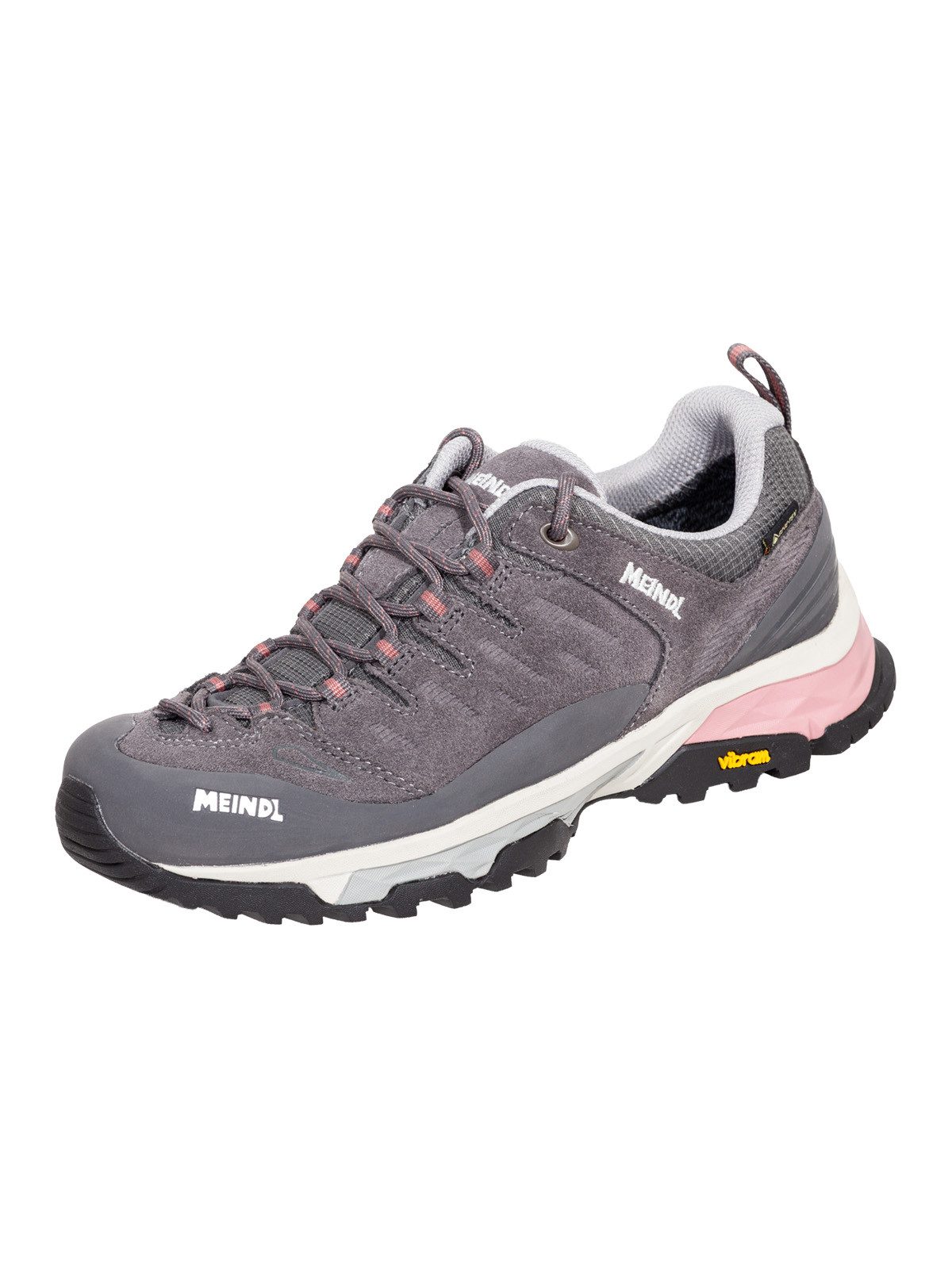 Meindl Meindl Tallulah Lady GTX grau Wanderschuh Weich dämpfender EVA-Weichtrittkeil für maximalen Gehkomfort