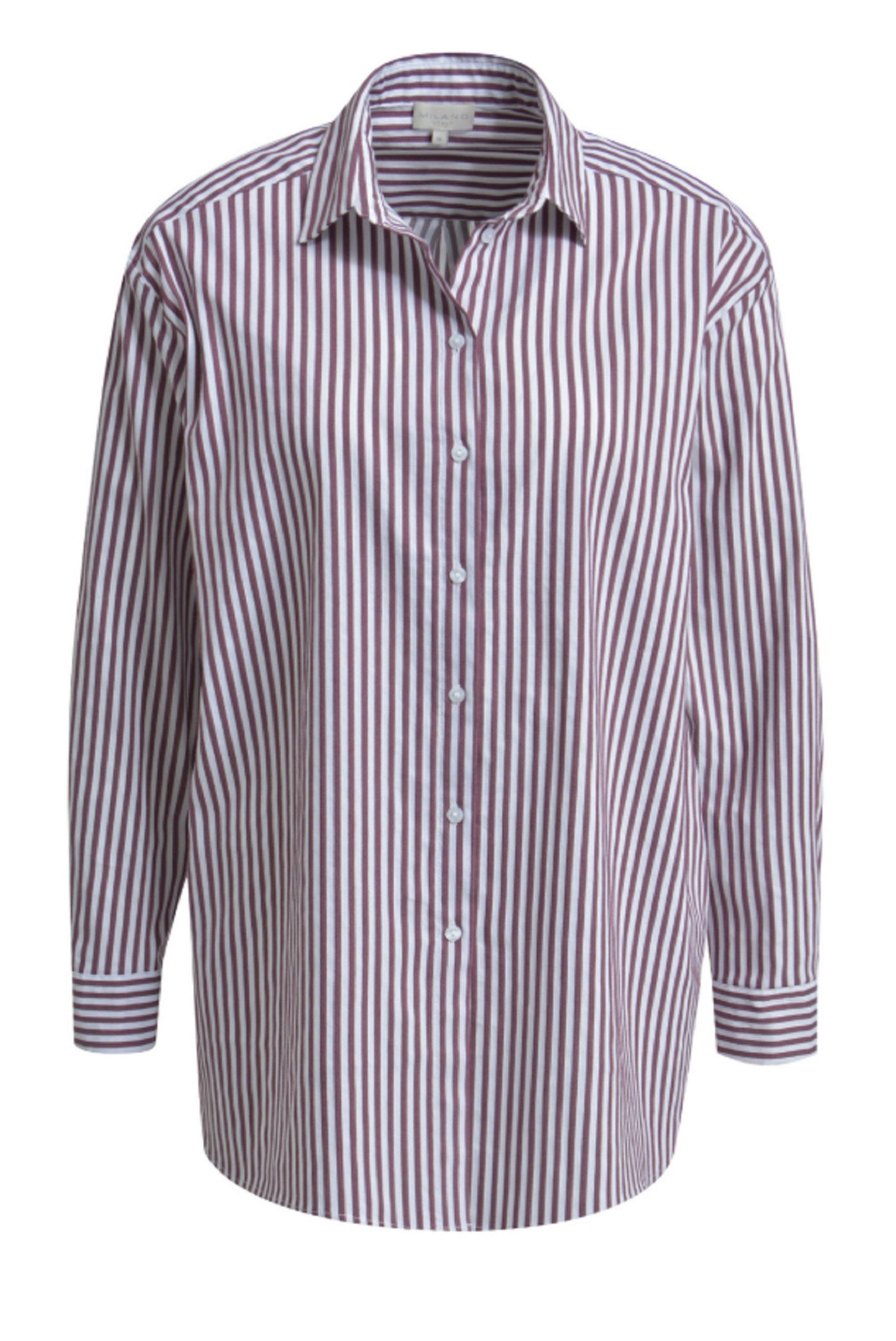 Milano Italy Langarmbluse mit Kellerfalte im Rücken günstig online kaufen