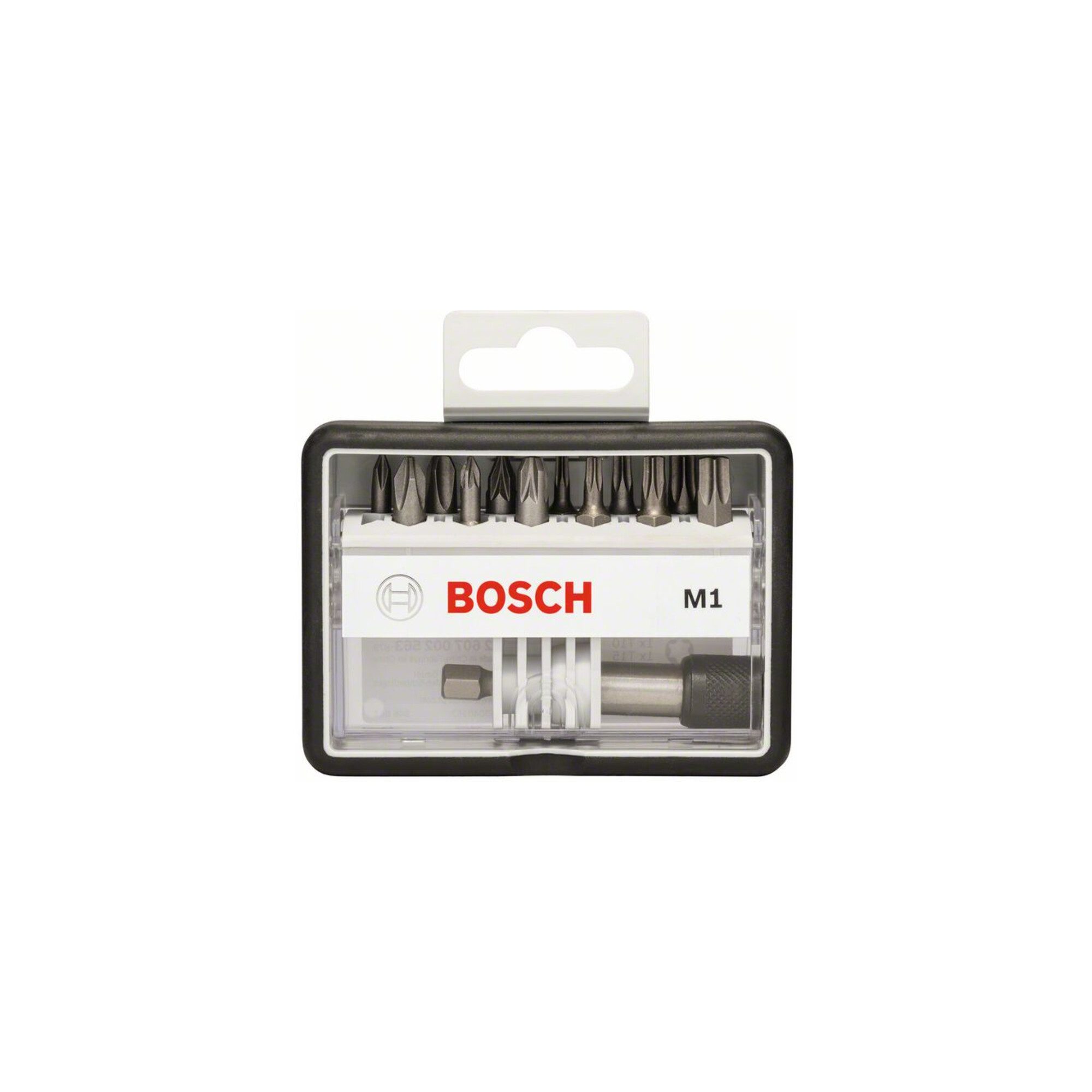 Bosch Professional Bit-Set Bosch Schrauberbit-Set Robust Line M Extra-Hart 12 + 1-teilig 25 mm PH