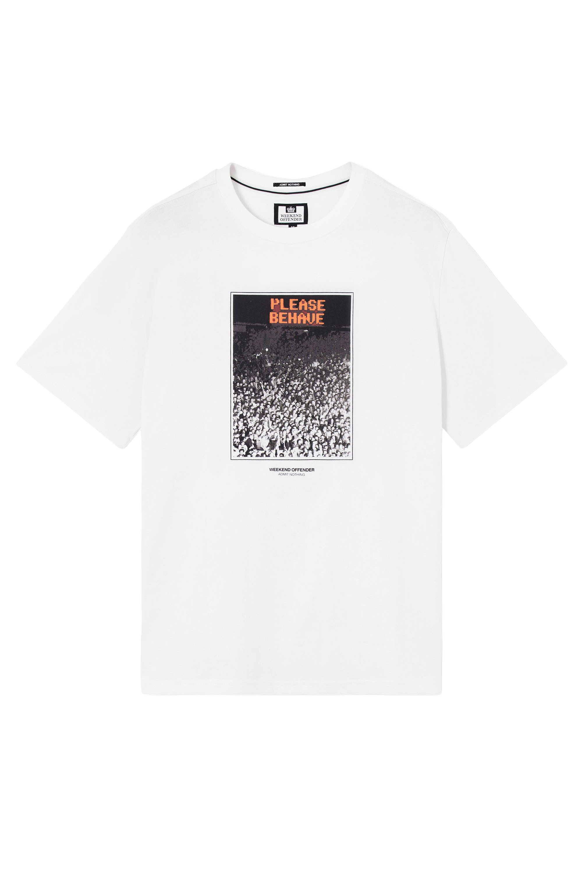 Weekend Offender T-Shirt BEHAVE GRAPHIC TEE Herren T-Shirt Herren, leichtes Kurzarmshirt, Sporttrikot, Outdoor, Sale