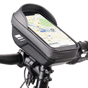 MidGard Fahrradtasche Multifunktions-Fahrrad-Rahmentasche, Lenkertasche wasserabweisend