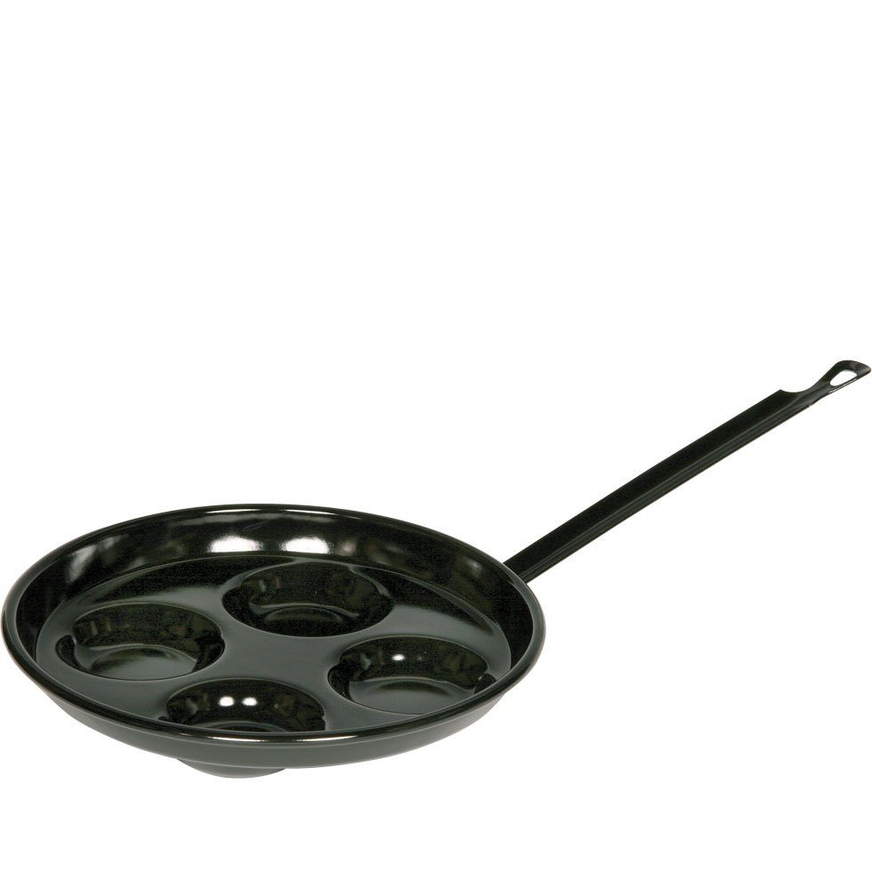 Riess Bratpfanne Classic Schwarzemaille, Augenpfanne - Emaille