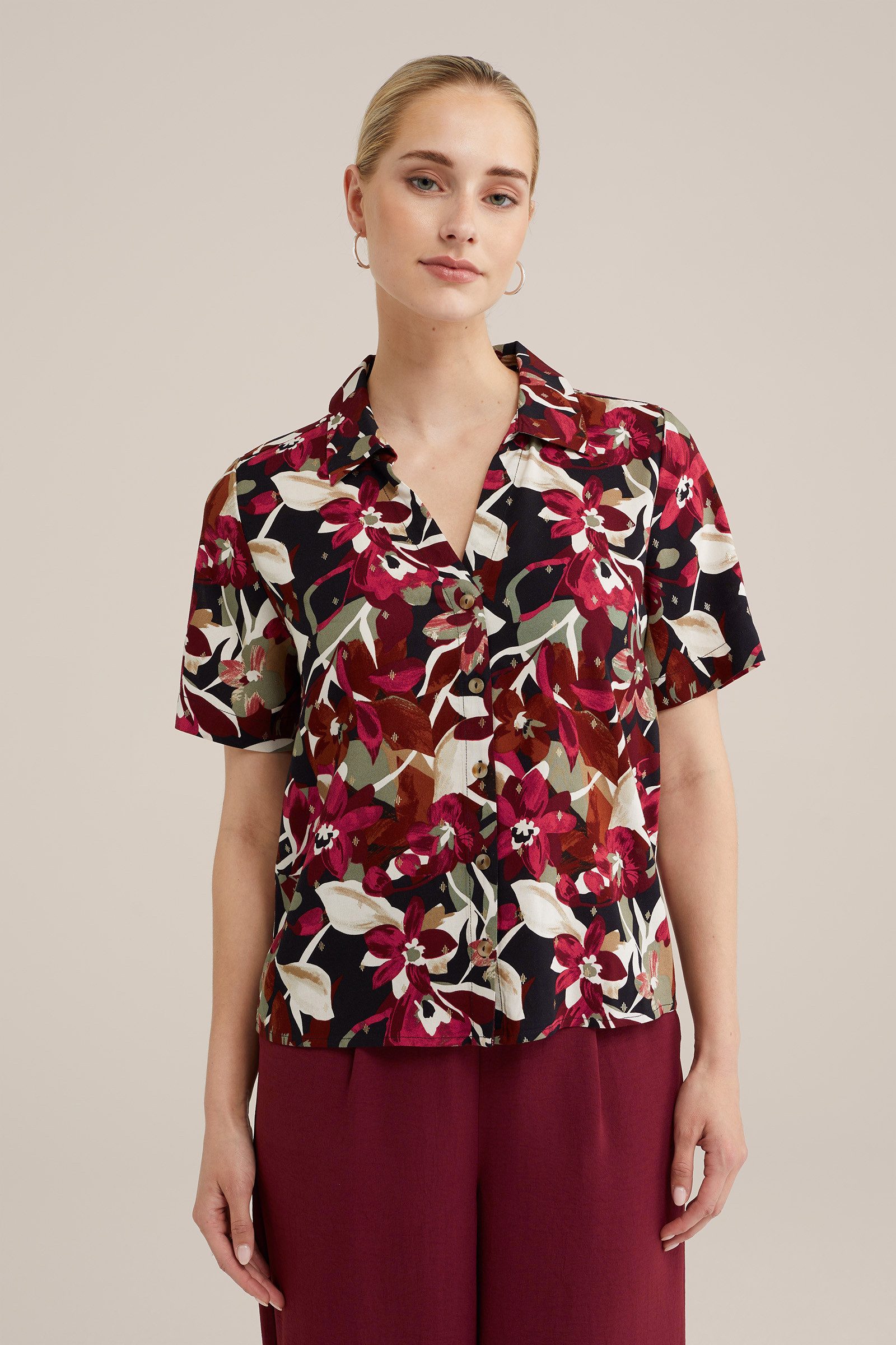 WE Fashion Kurzarmbluse günstig online kaufen