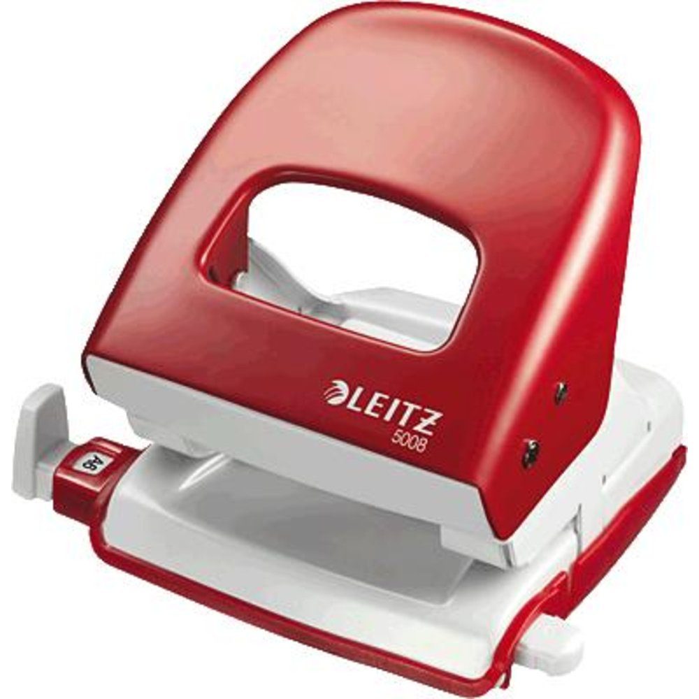 LEITZ Locher Nexxt 5008, Stanzleistung: 30 Blatt, rot