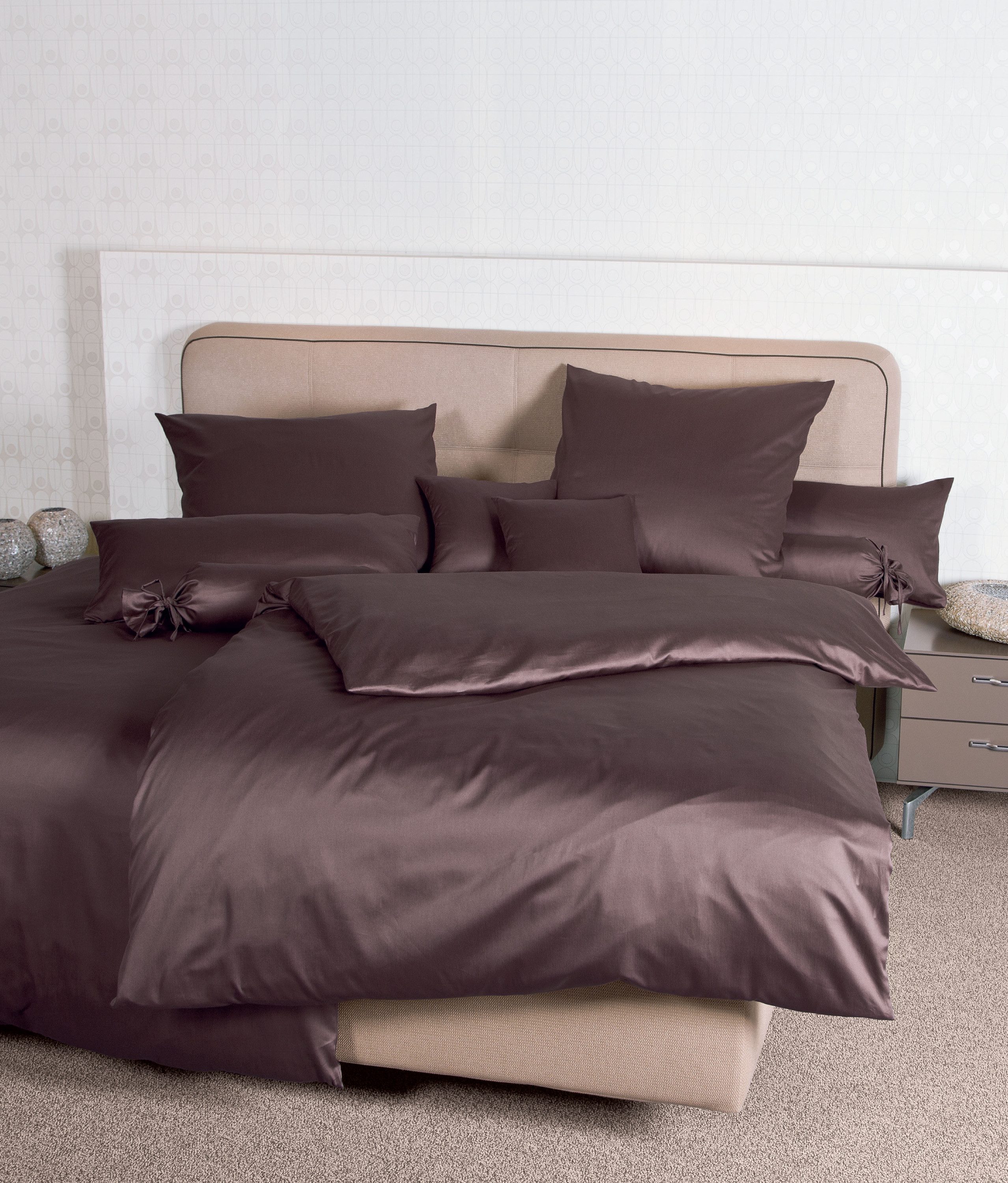 Janine Bettwäsche Janine Bettwäsche COLORS Mako-Satin günstig online kaufen