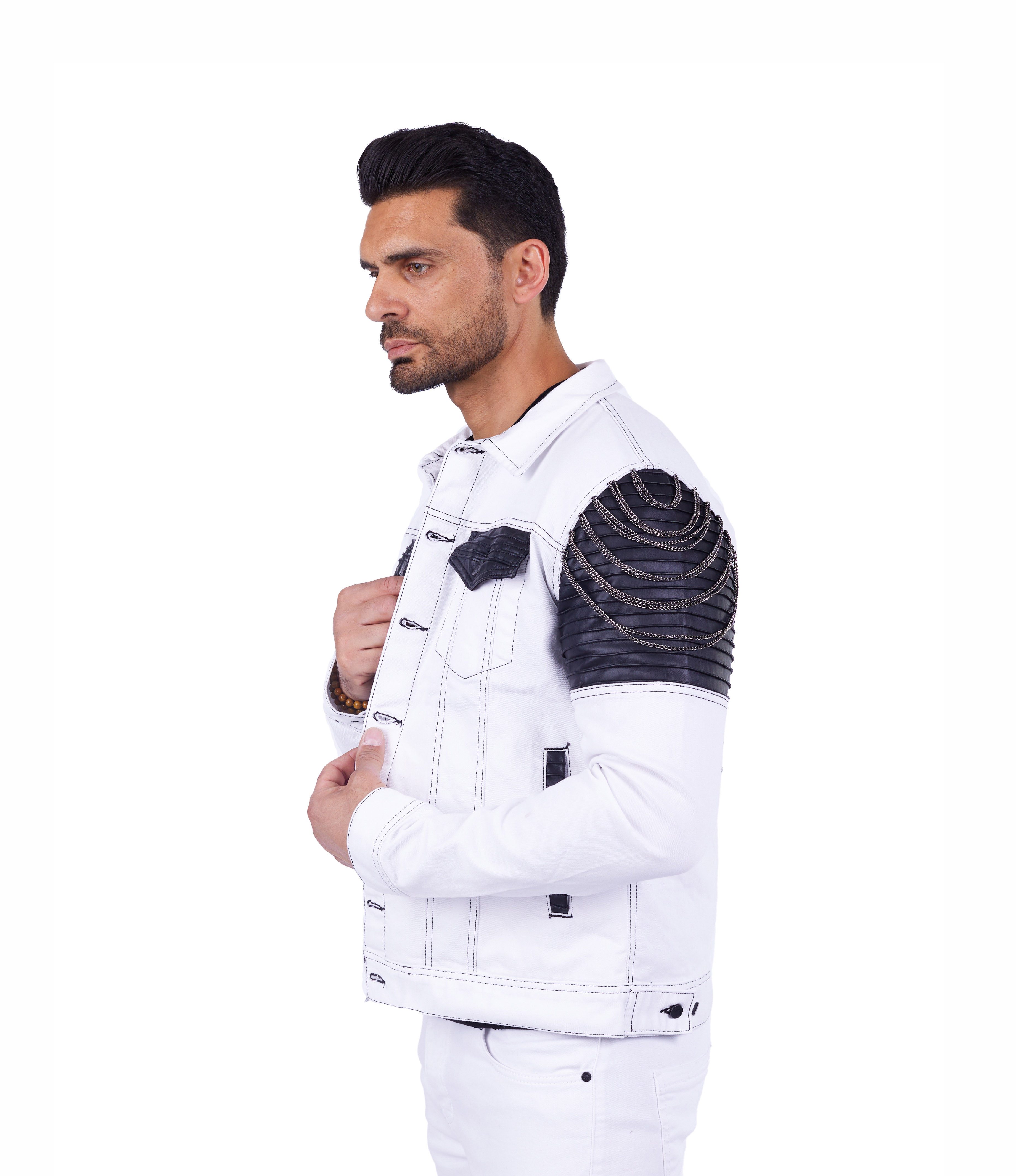 KINGZ Jeansjacke KINGZ Herren Jeansjacke mit günstig online kaufen
